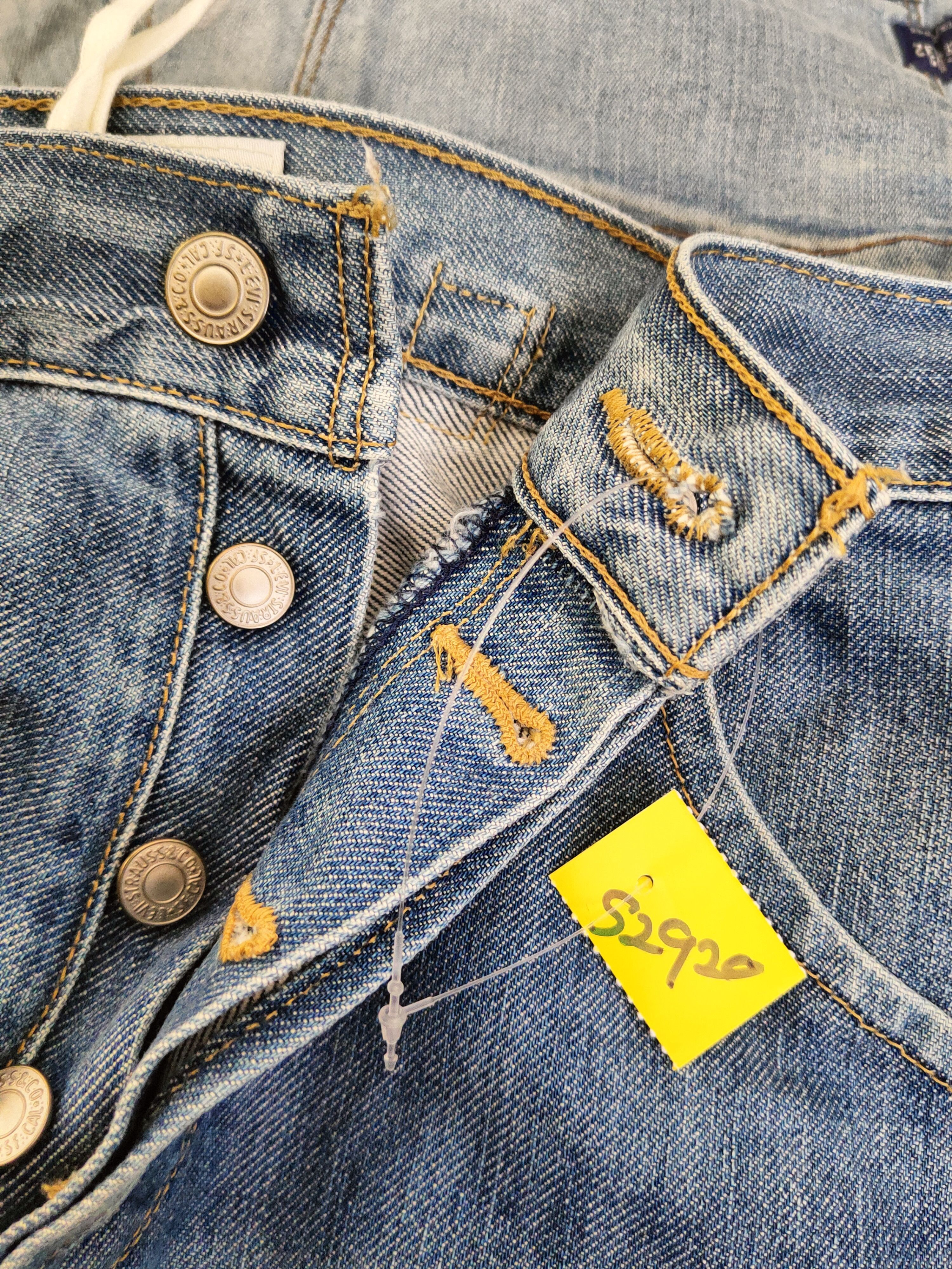 Levi's D Engineered Levi's Blue Distressed Ripped Jeans #S2920 Size US 30 / EU 46 - 18 Thumbnail