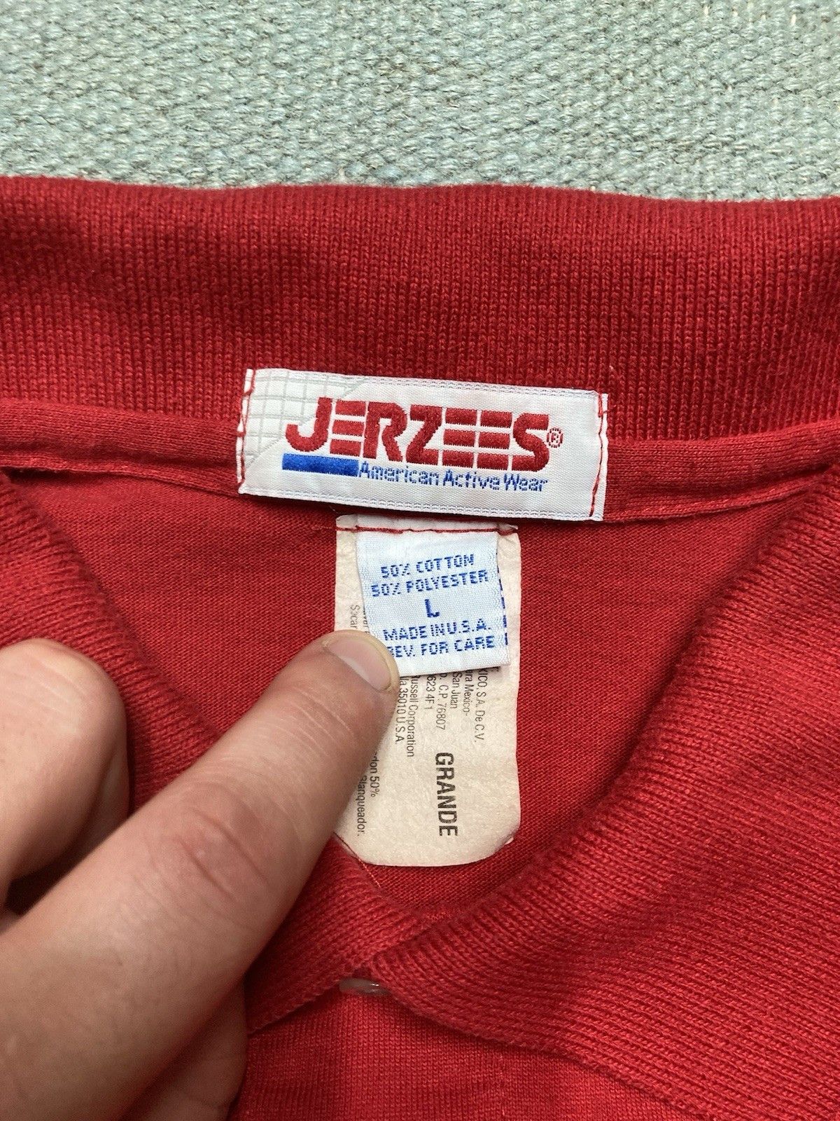 Jerzees × Vintage Vtg polo shirt Karamba video disco bar gay pride LGBTQ large Size US L / EU 52-54 / 3 - 4 Thumbnail