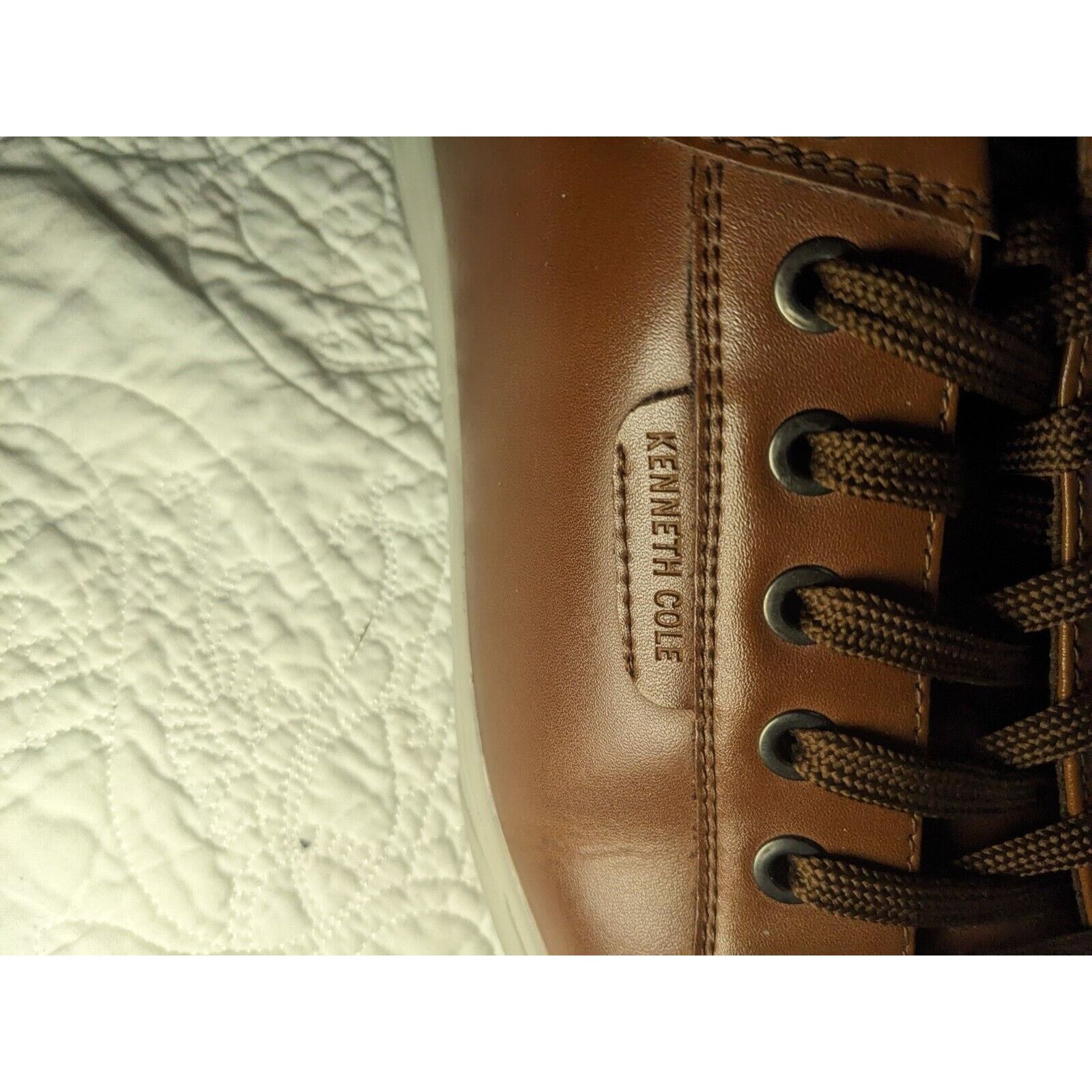 Kenneth Cole Kenneth Cole Shoes Derby Style Vegan Leather Men's Liam 12 Size US 11 / EU 44 - 2 Thumbnail