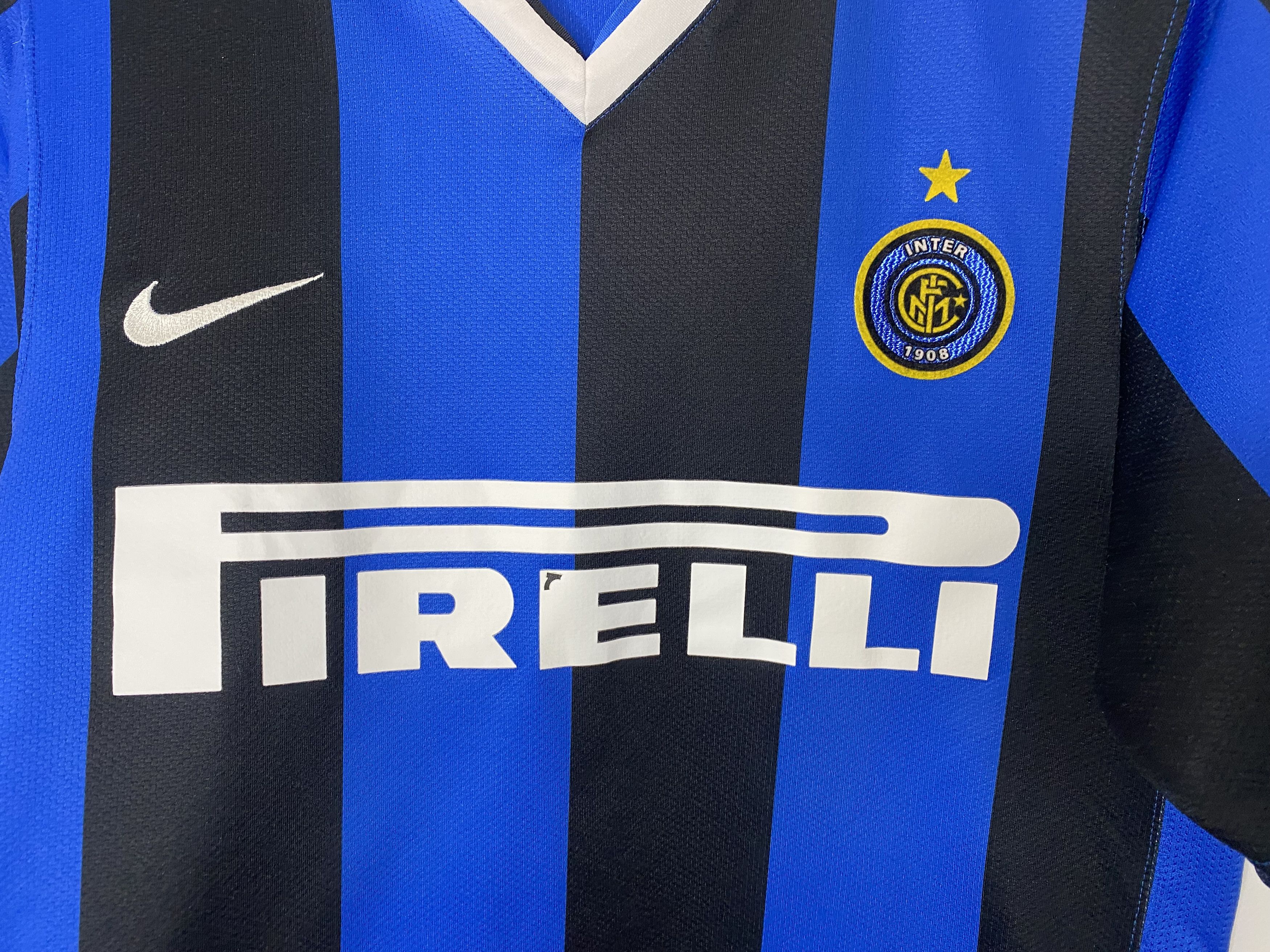 Nike INTER MILAN 2006 2007 HOME FOOTBALL SHIRT SOCCER JERSEY Size US S / EU 44-46 / 1 - 4 Thumbnail