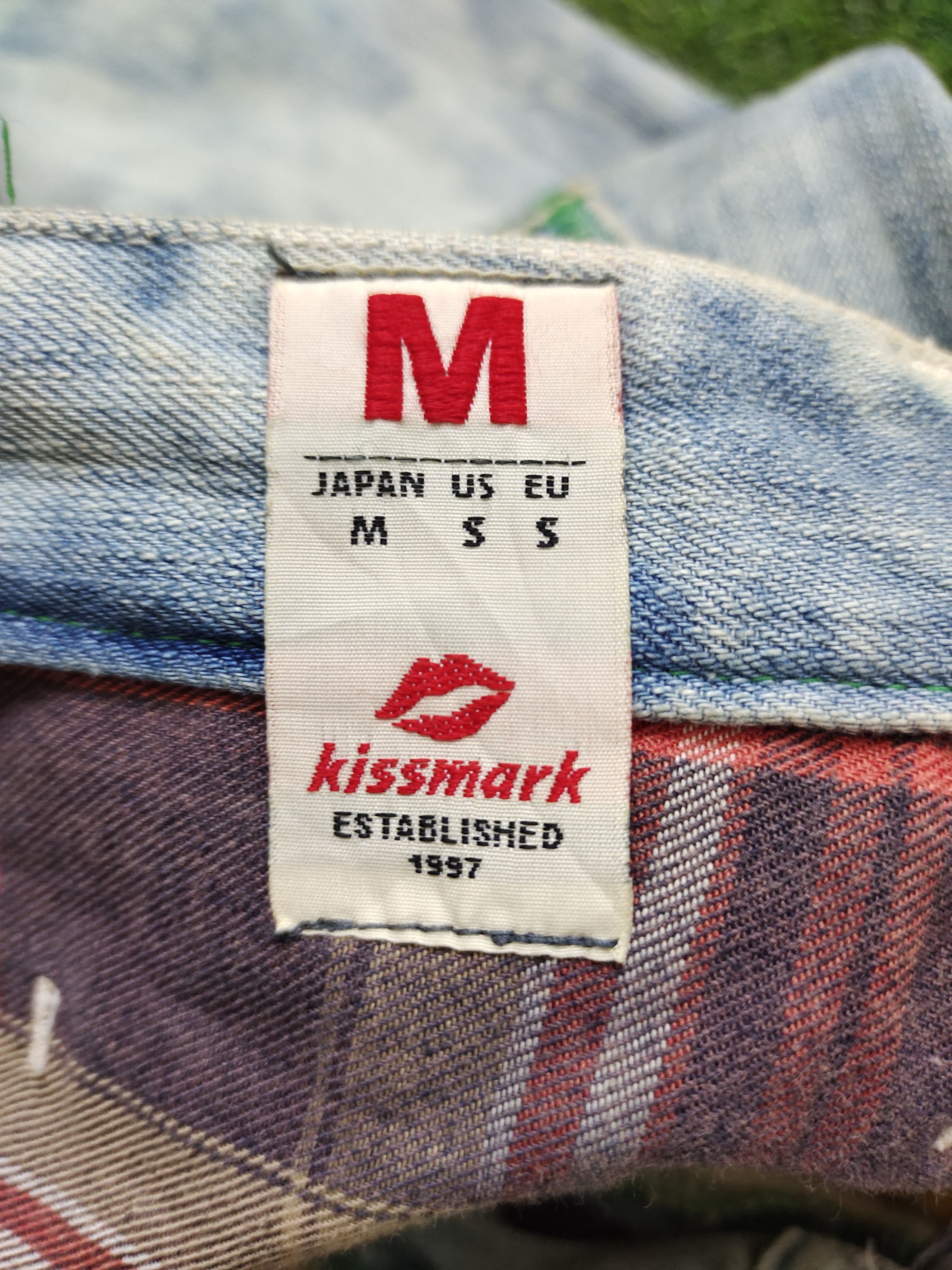 Kapital Loose Jeans Kissmark Distress Faded Patchwork Jeans Y2k Size US 32 / EU 48 - 16 Thumbnail