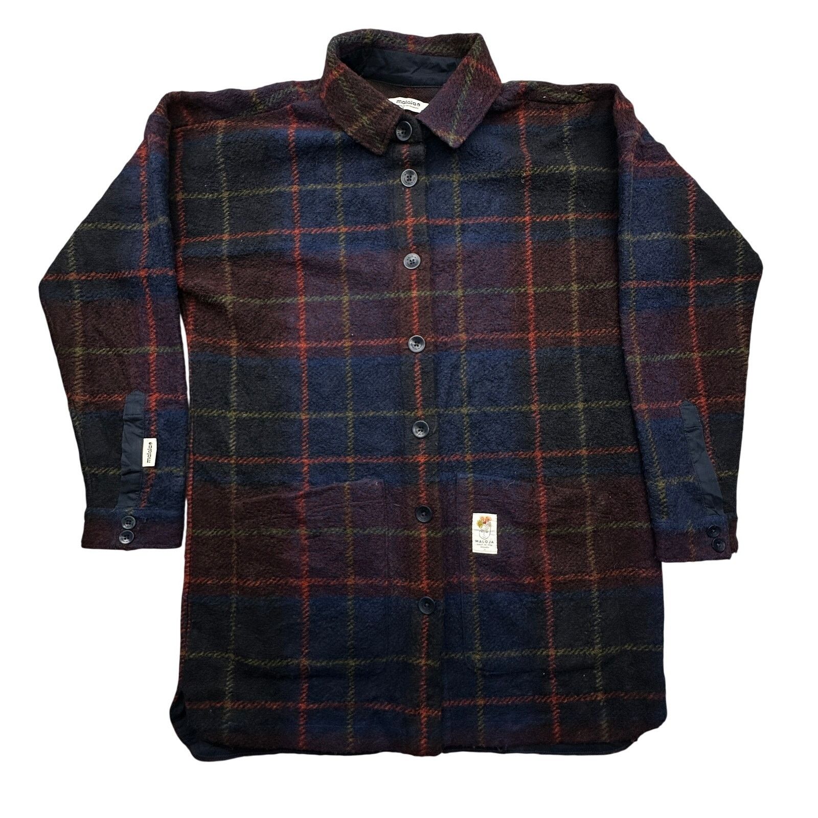 Maloja Maloja Wool Blend Long Flannel Shirt Shacket Womens Medium Size M / US 6-8 / IT 42-44 - 1 Thumbnail