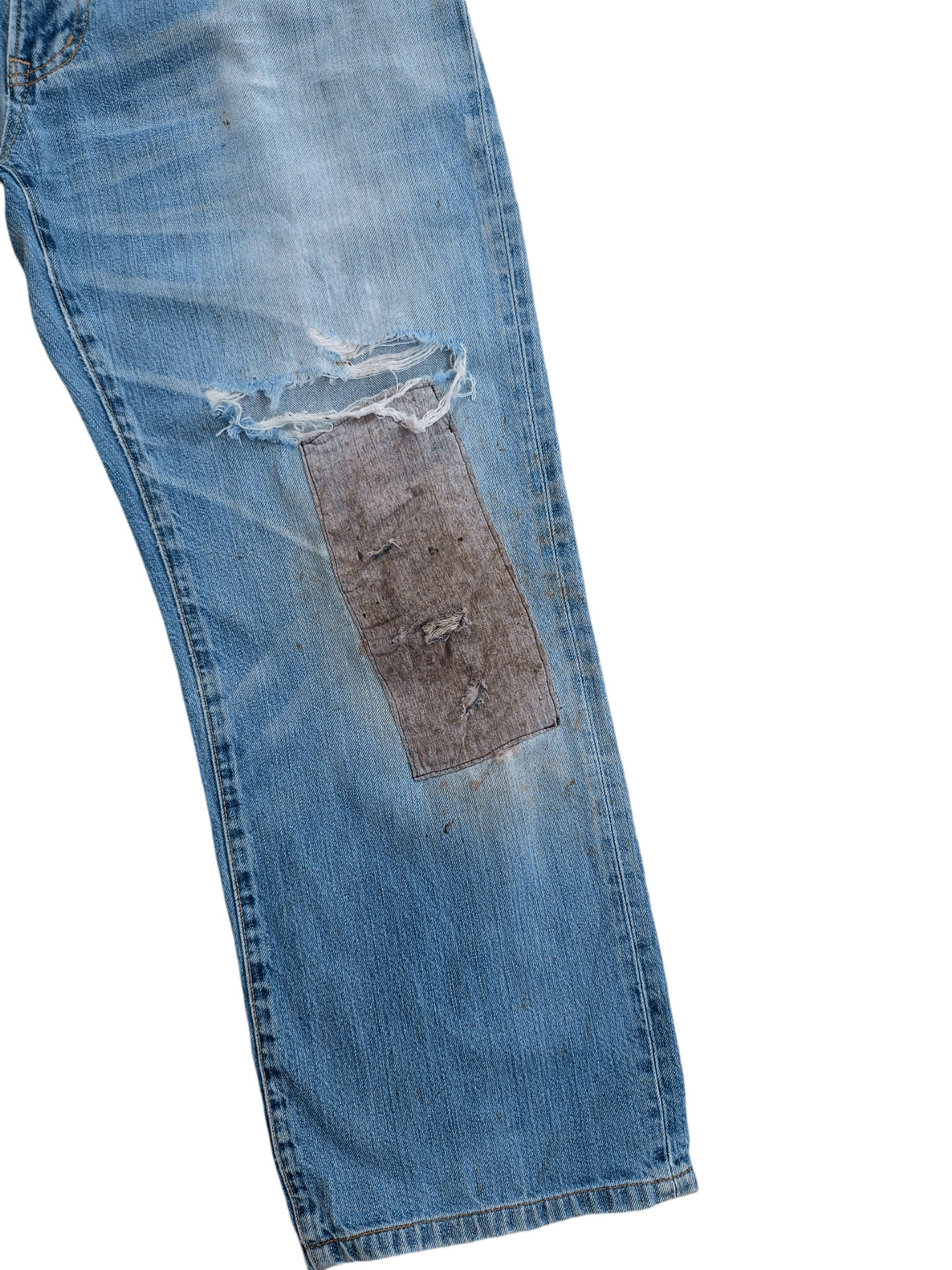 Uniqlo × Vintage UJ Patch Work Distressed Vintage Men's Jean Size US 36 / EU 52 - 5 Thumbnail