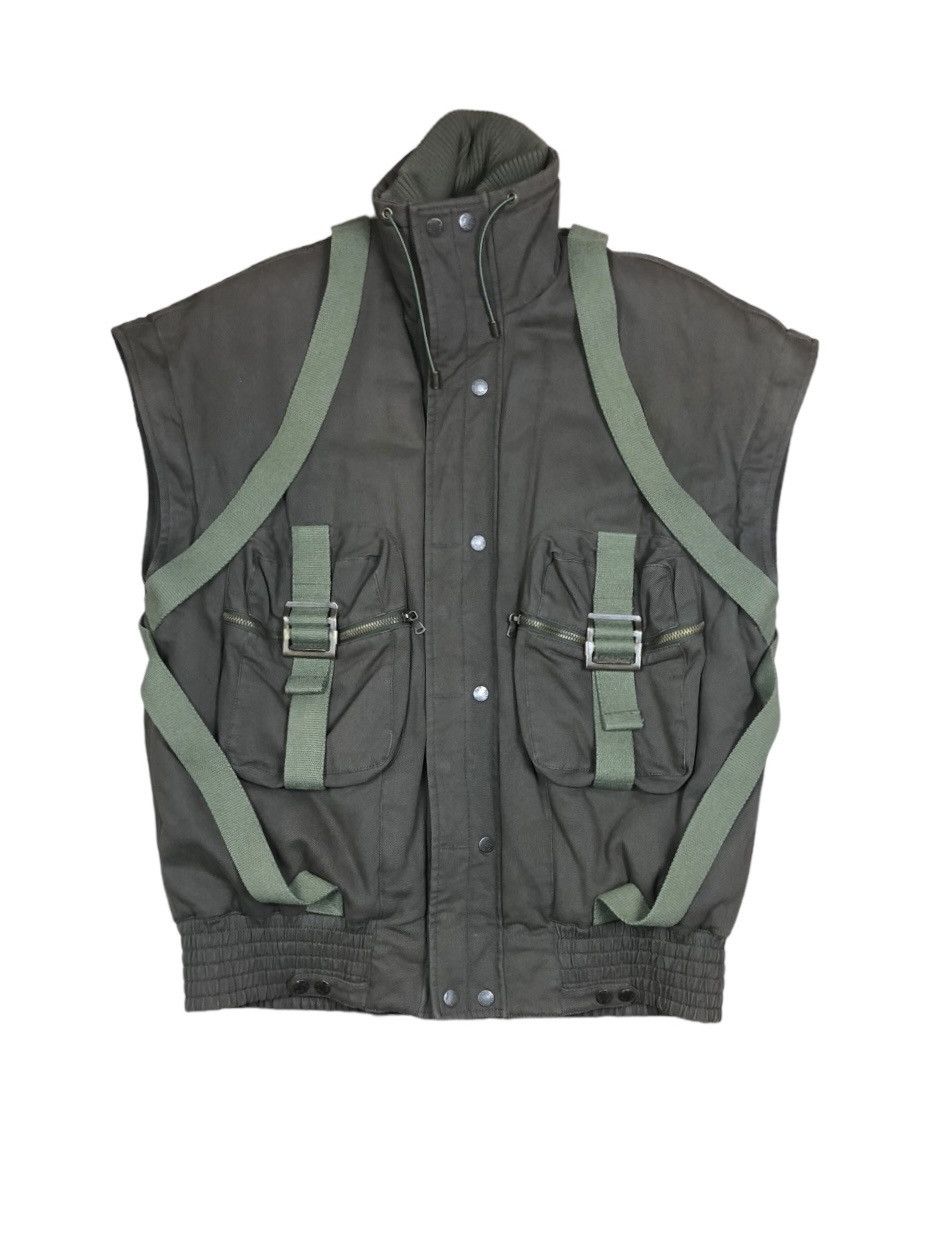 Dolce & Gabbana × Vintage AW2003 Dolce & Gabbana Heavy Detachable Bondage Jacket Size US XL / EU 56 / 4 - 3 Thumbnail