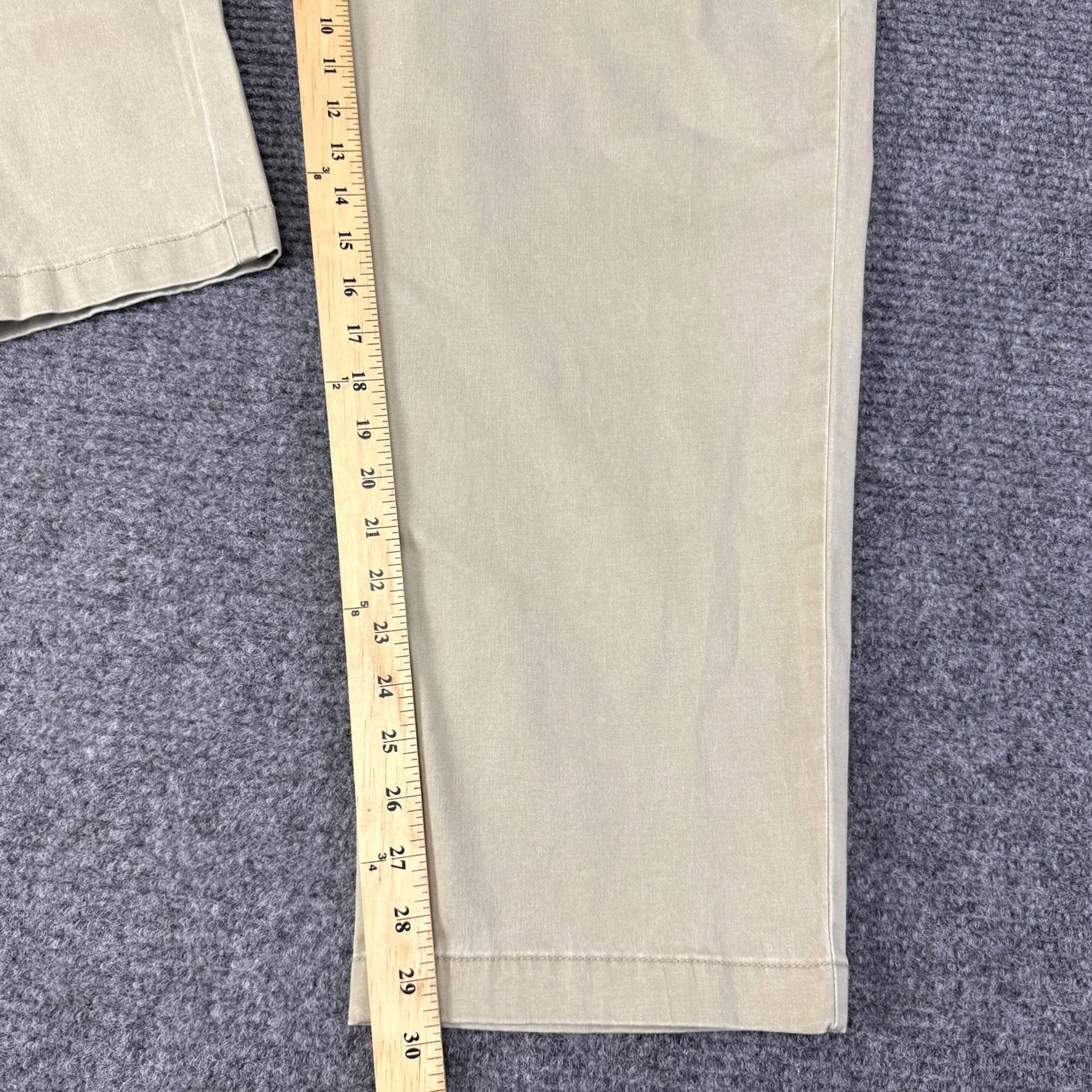 Tommy Bahama Tommy Bahama Mens 48x30 Khaki Boracay Chino Stretch Tencel Flat Front Pants Size US 32 / EU 48 - 4 Thumbnail