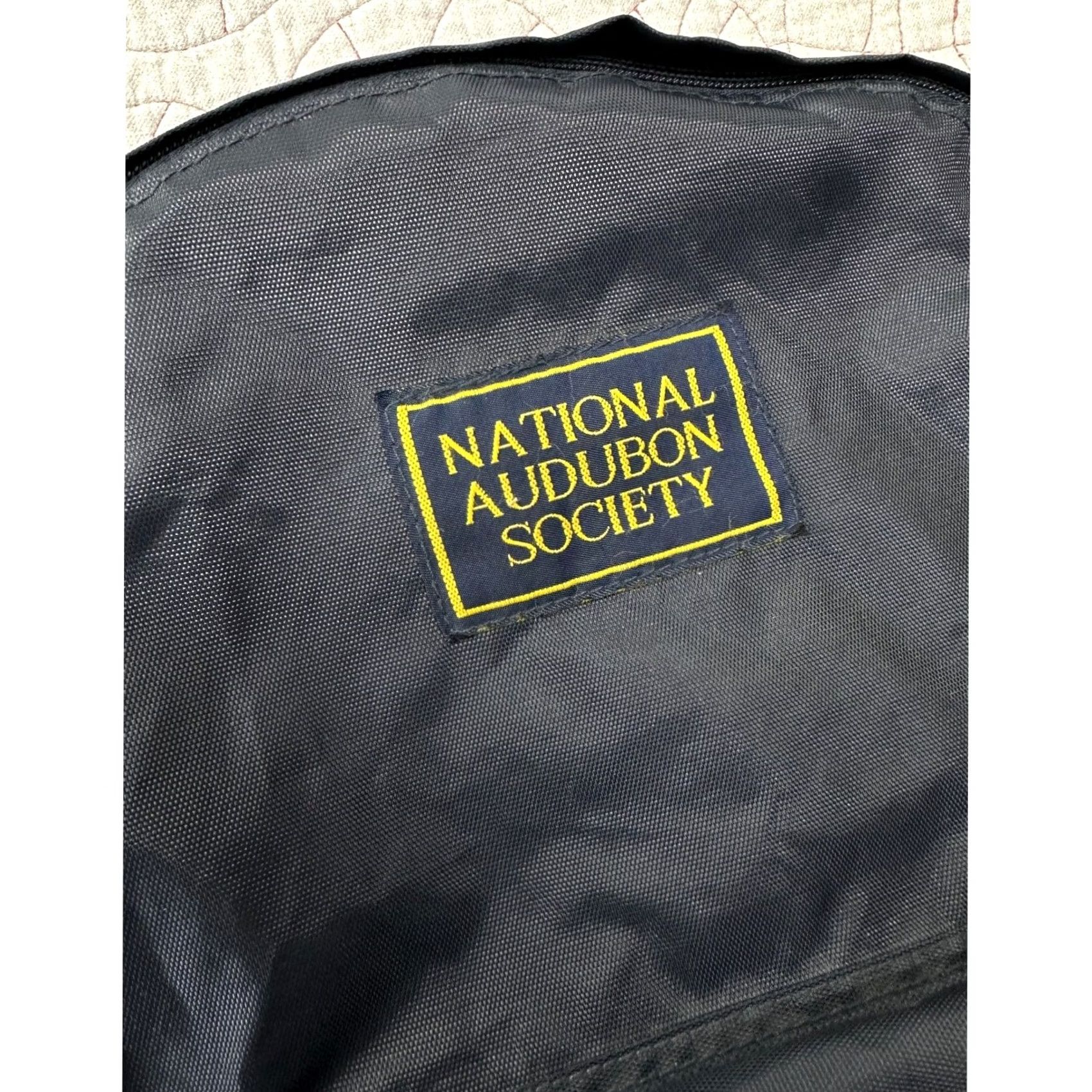 Logo 7 National Audubon Society Backpack Navy Blue Lightweight Nylon Patch Logo Size ONE SIZE - 3 Thumbnail