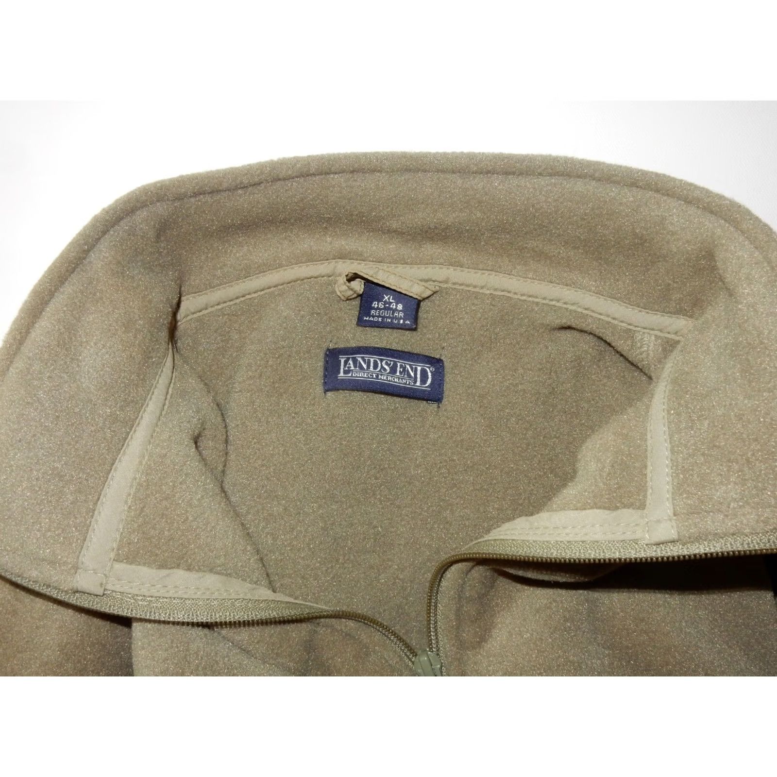 Lands' End VTG Lands' End Men's USA Made Fleece Sweater XL Green Pullover Shirt Adult Mens Size XL Size US XL / EU 56 / 4 - 3 Thumbnail