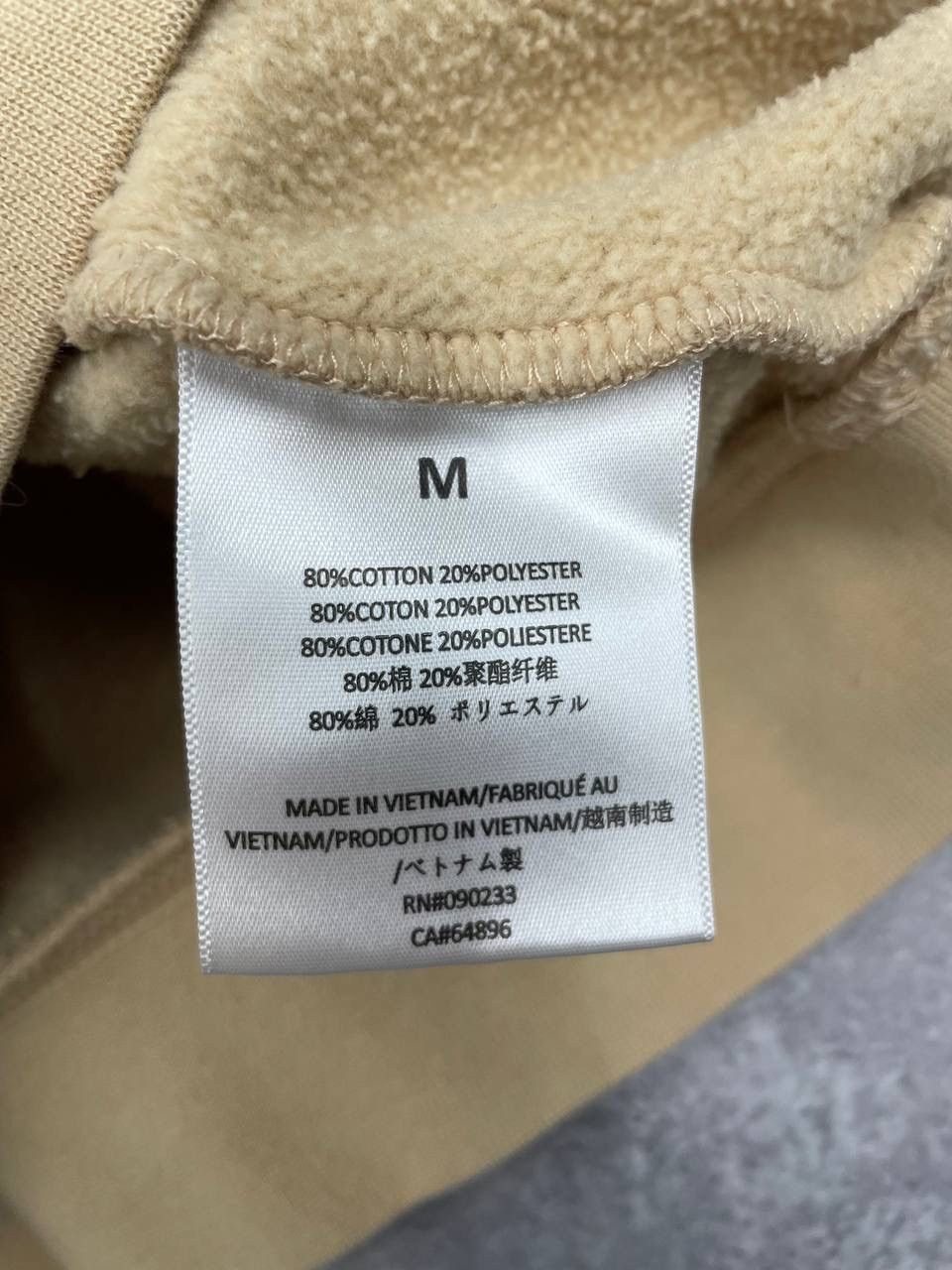 Essentials Essentials Fear Of God Men Hoodie Beige Oversized Sweatshirt Size US M / EU 48-50 / 2 - 6 Thumbnail