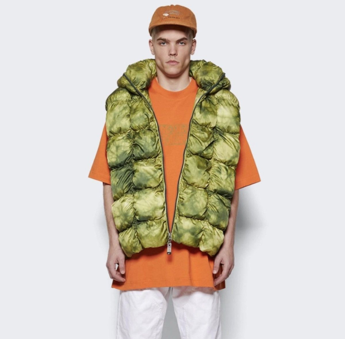 Diesel Diesel Ralle Padded Green Vest Jacket with Hood Size US XL / EU 56 / 4 - 4 Thumbnail