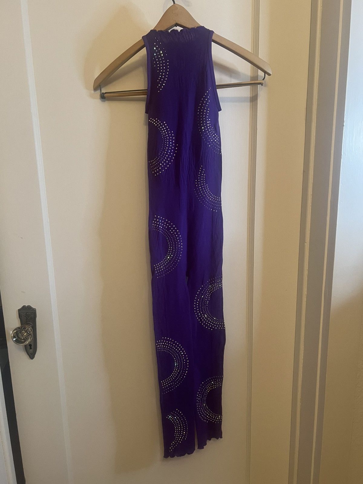 Poster Girl ONE SIZE PURPLE poster, girl jumpsuit Size 26" / US 2 / IT 38 - 7 Thumbnail