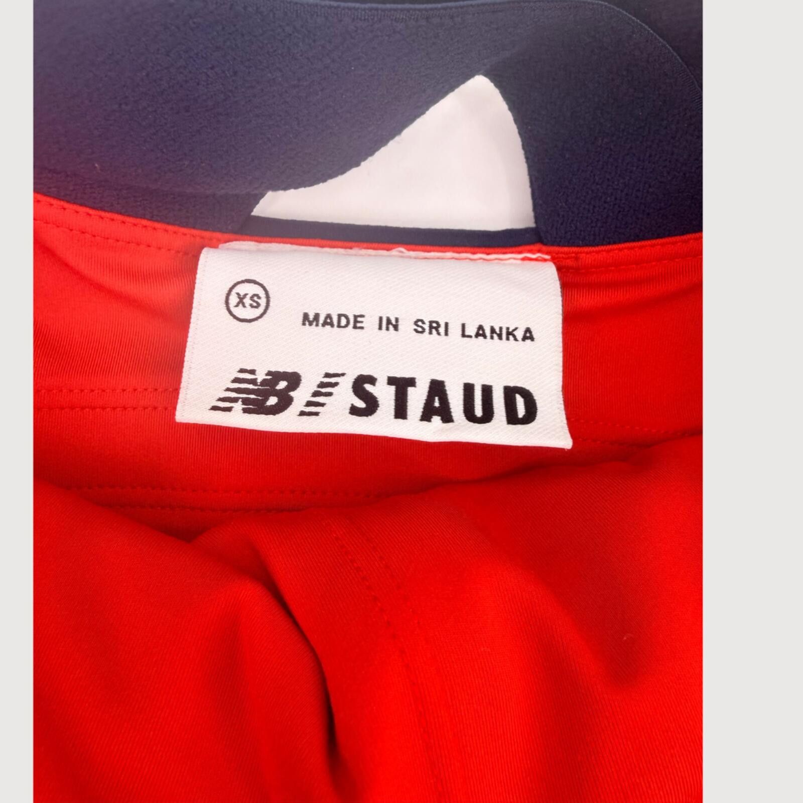Acne Studios Staud x New Balance Crop Top Sports Bra Red Navy XS Size ONE SIZE - 4 Thumbnail