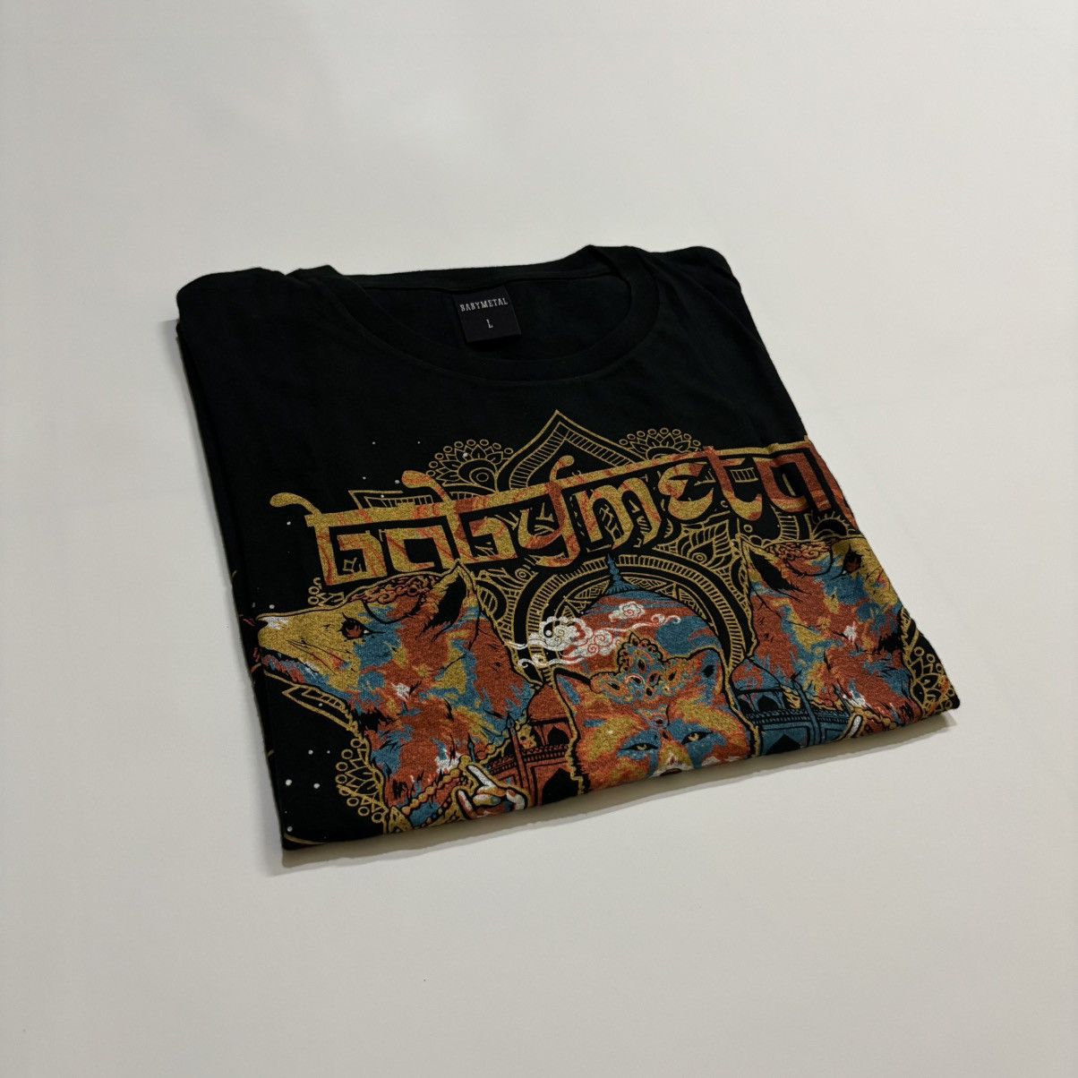 Band Tees Babymetal Foxnesha Tour With Bring Me The Horizon Tshirt Size US L / EU 52-54 / 3 - 2 Thumbnail