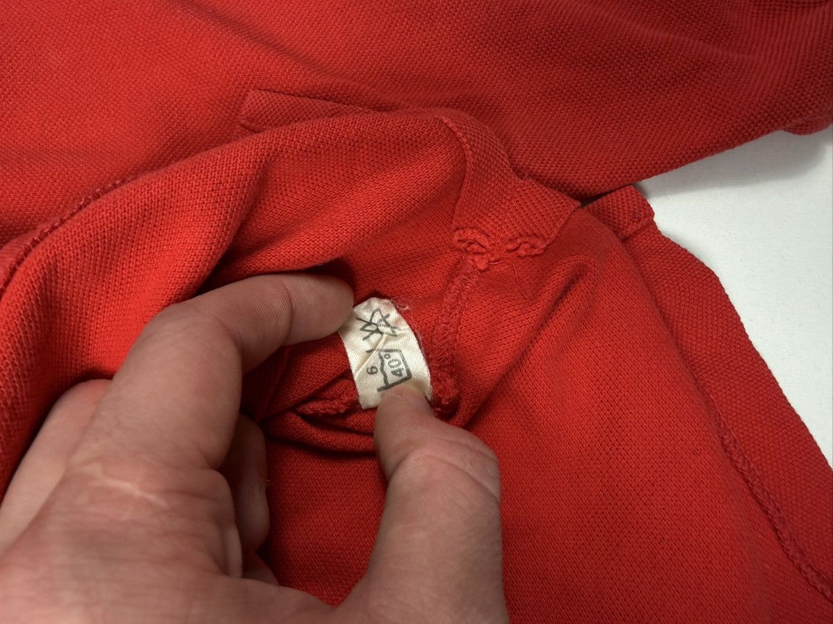 Burberry Vintage Burberry Polo Shirt Red Long Sleeve Size US L / EU 52-54 / 3 - 8 Thumbnail
