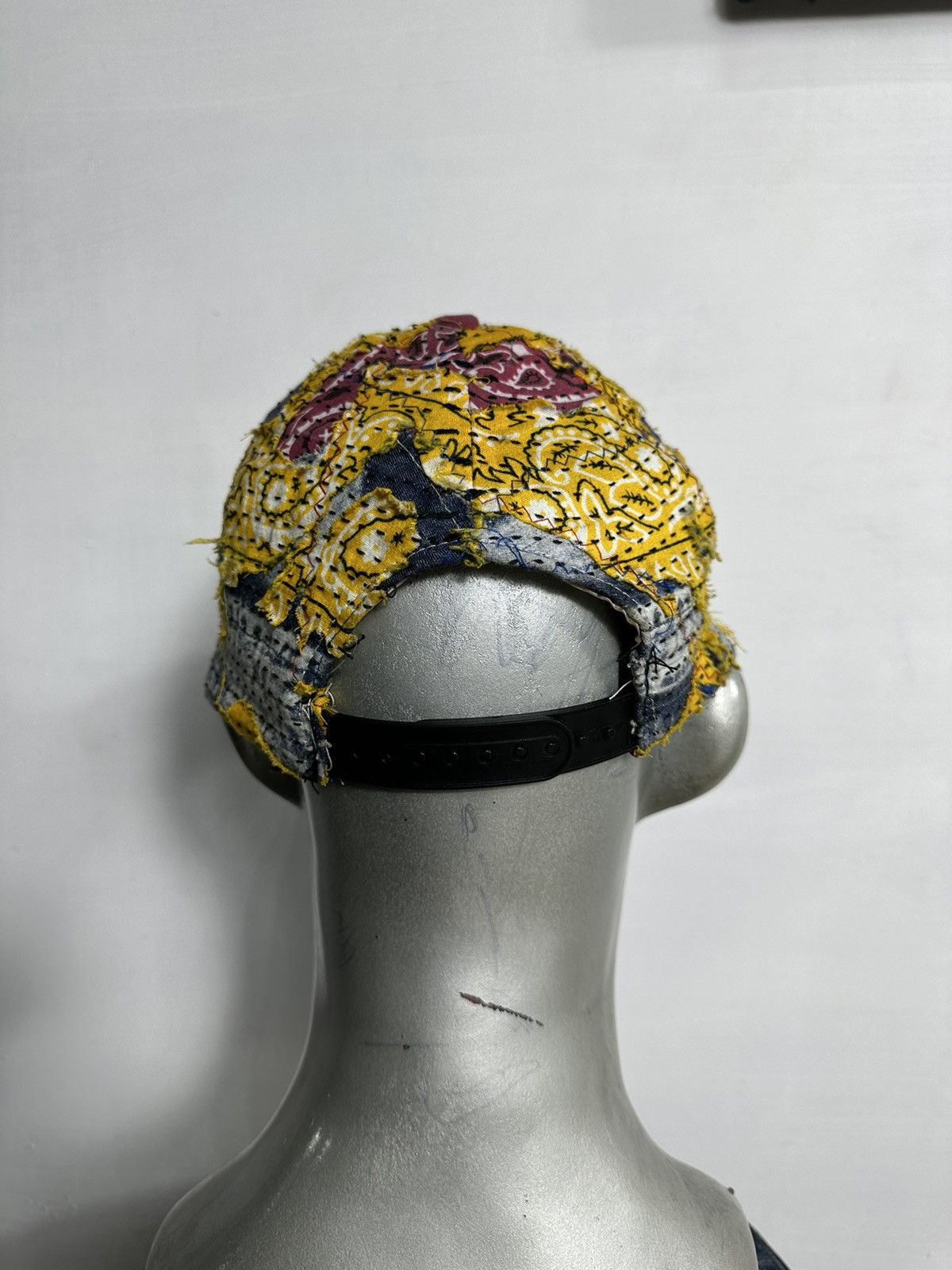 Art Comes First Custom Made Distressed Paisley Patchwork Boro hats Size ONE SIZE - 14 Thumbnail