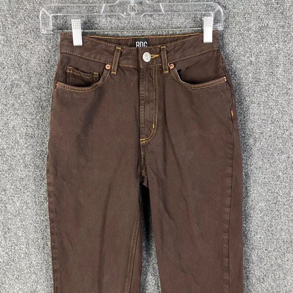 Bdg BDG Mom Capris Jeans Women's 24 Denim Cotton Zipper Fly Size 24" / US 00 / IT 34 - 2 Thumbnail