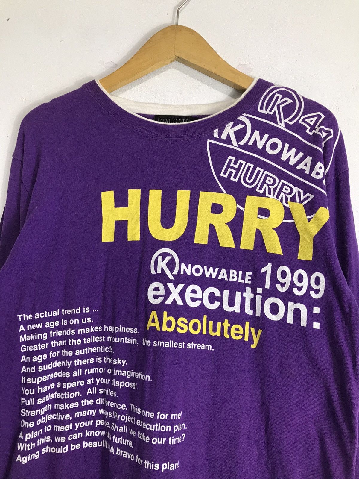 Hysteric Glamour Japanese brand Poem Double layer longsleeve Size US L / EU 52-54 / 3 - 2 Thumbnail