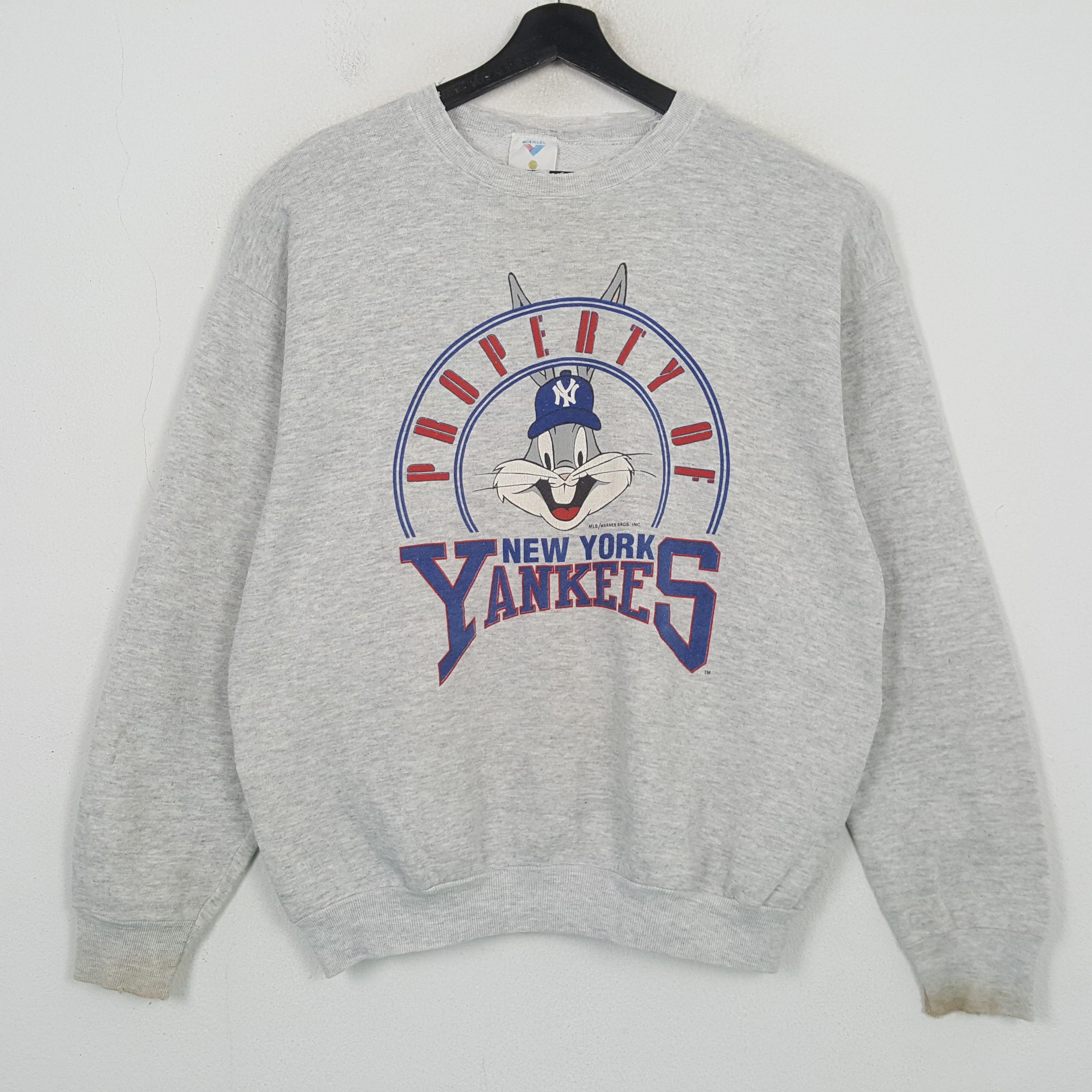 MLB Warner Bros X Yankees MLB Vintage Sweatshirt C302N11 Size US M / EU 48-50 / 2 - 1 Thumbnail
