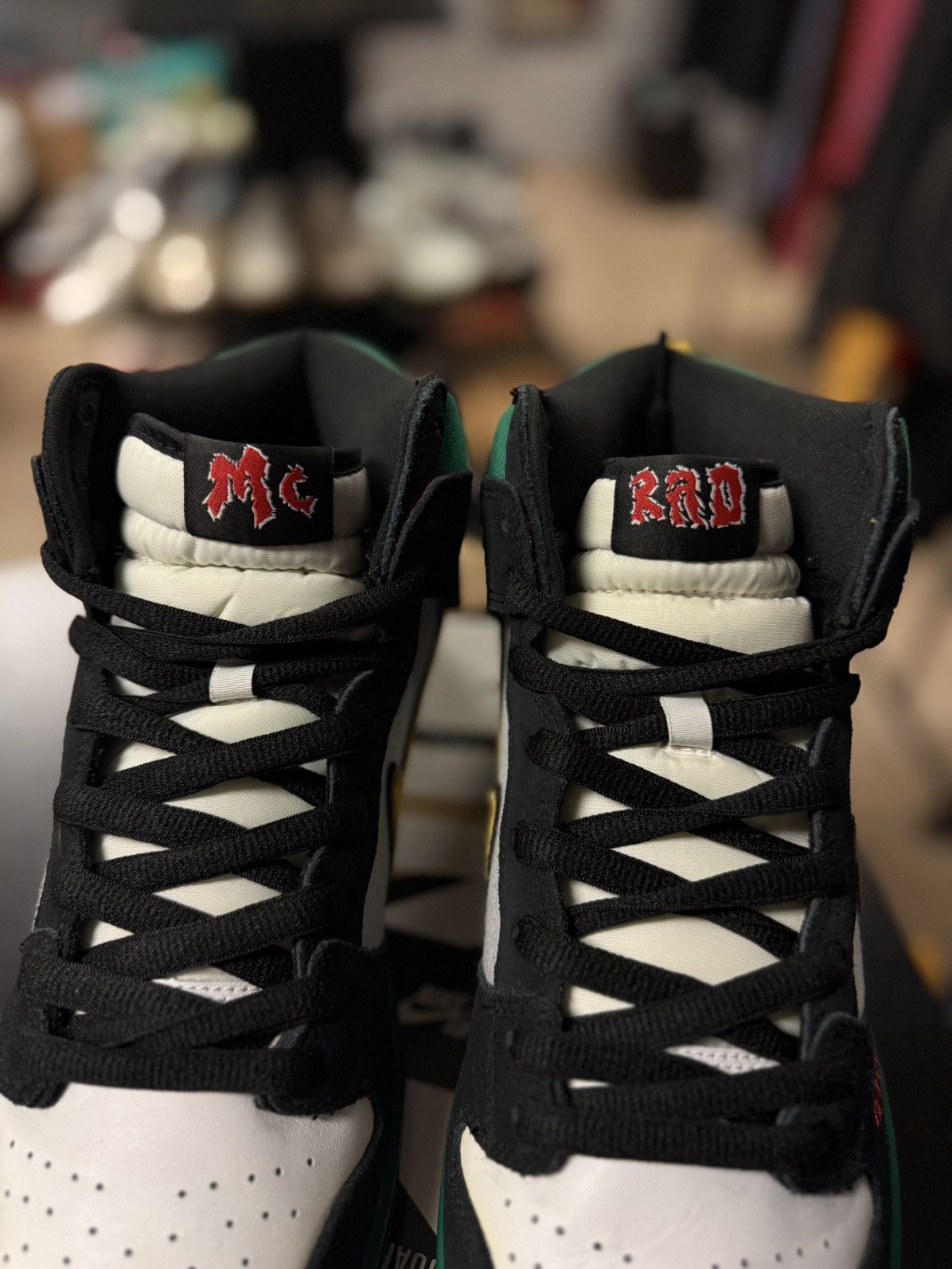 Nike Size 11 - Nike SB Dunk High Pro Premium Mcrad 554673-001 Size US 11 / EU 44 - 6 Thumbnail