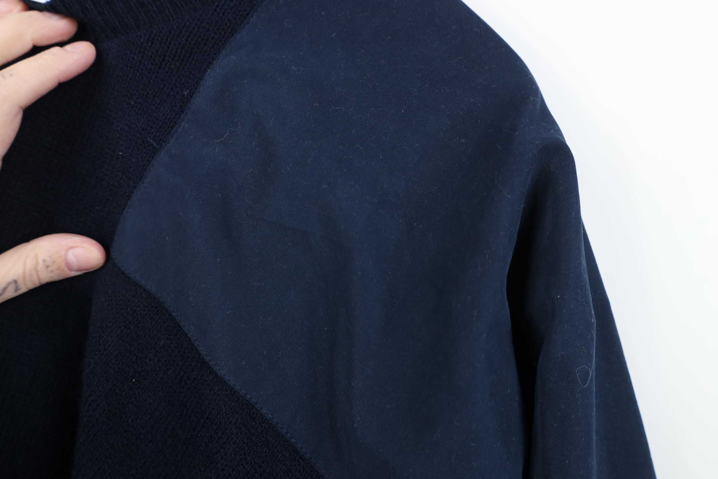 Vintage Vintage 90s Rain Swetter Windstopper Sweater Jacket Blue USA Size US XL / EU 56 / 4 - 4 Thumbnail
