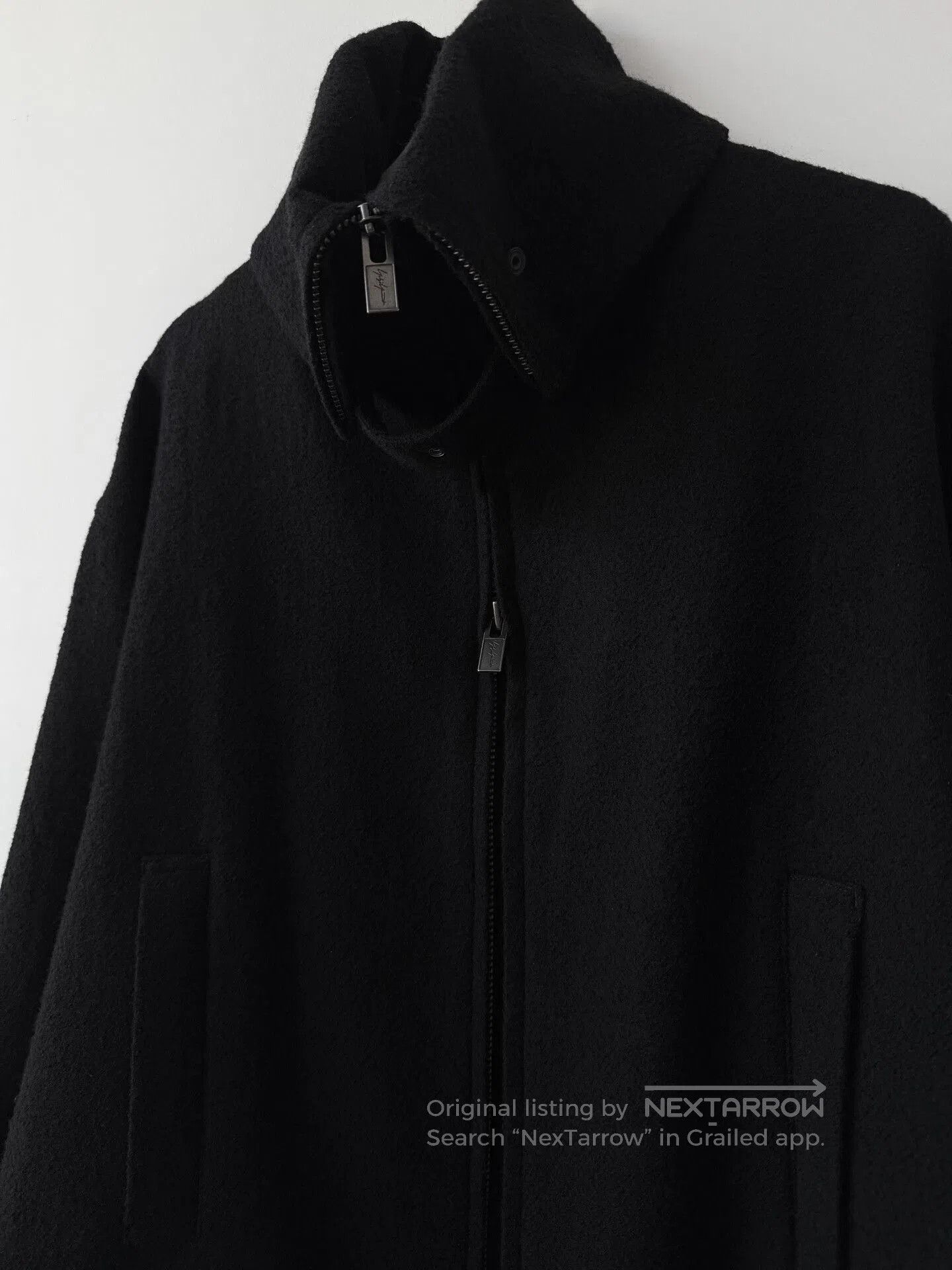 Yohji Yamamoto oversized wool coat by yohji yamamoto femme. Size M / US 6-8 / IT 42-44 - 8 Thumbnail