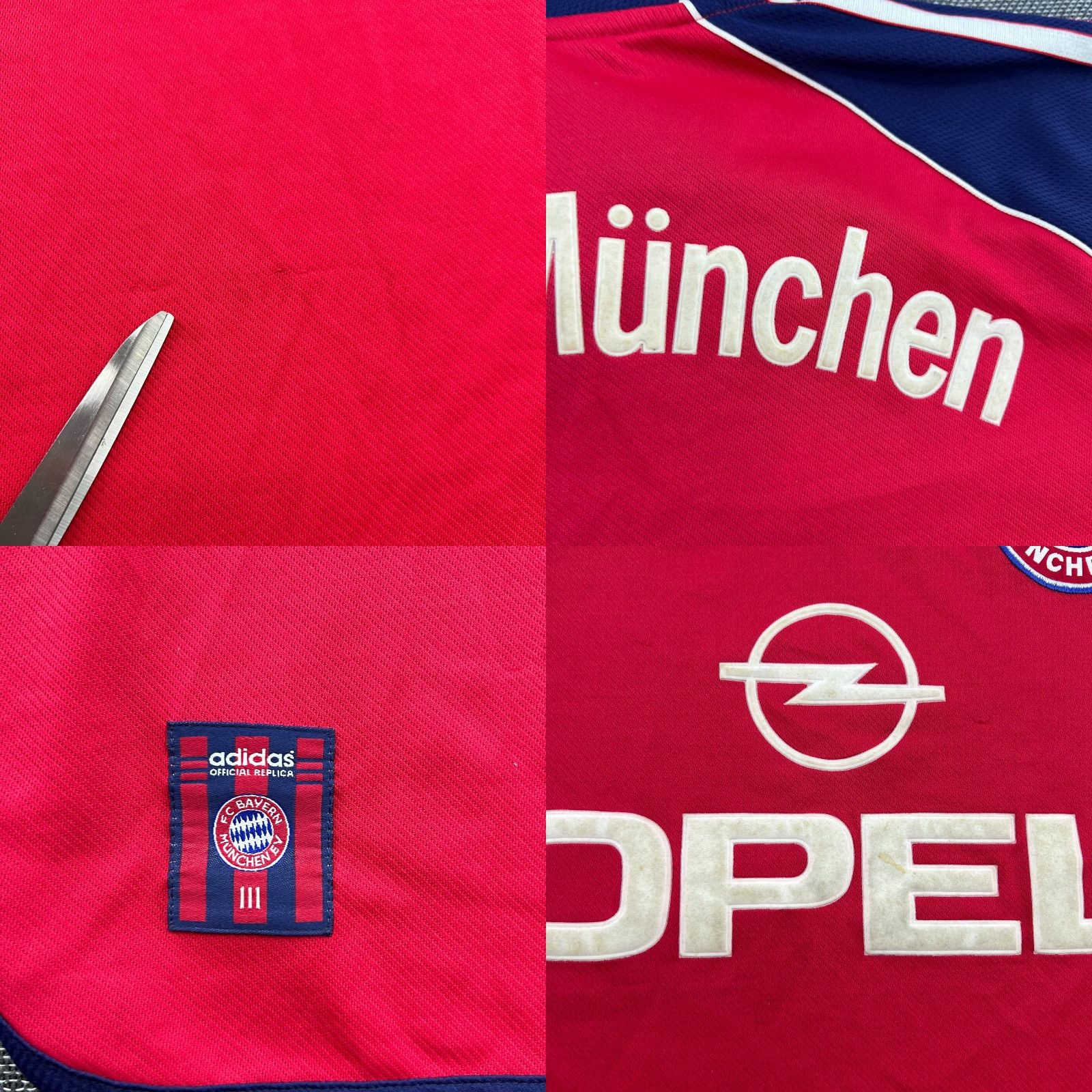 Adidas adidas Bayern Munich 1999 2000 2001 Home Football Jersey Mens Medium Shirt Size US M / EU 48-50 / 2 - 8 Thumbnail