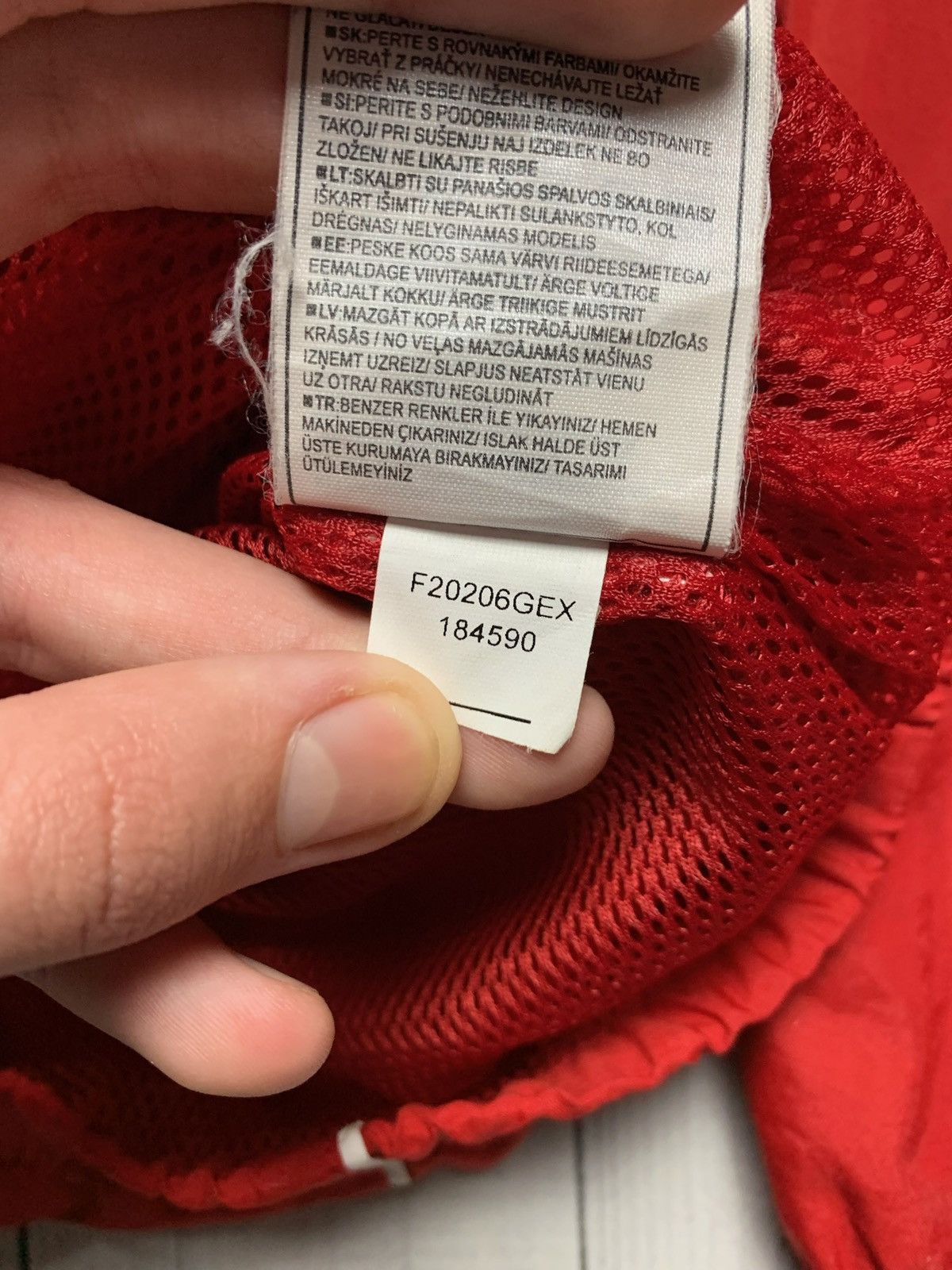 Nike × Vintage Vintage Nike track jacket size L red logo rare Size US L / EU 52-54 / 3 - 6 Thumbnail