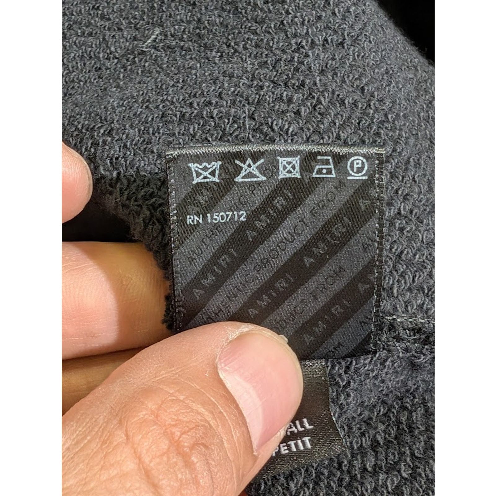 Amiri o1rshd1 Core Logo Crewneck Sweatshirt in Black/Red Size US XL / EU 56 / 4 - 14 Thumbnail