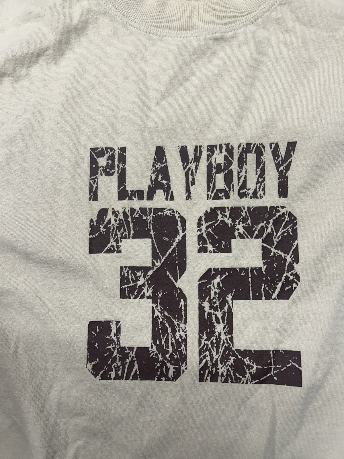 Playboy × Vintage Crazy Vintage 90s Essential Beige Playboy Longsleeve T-Shirt Size US L / EU 52-54 / 3 - 2 Thumbnail