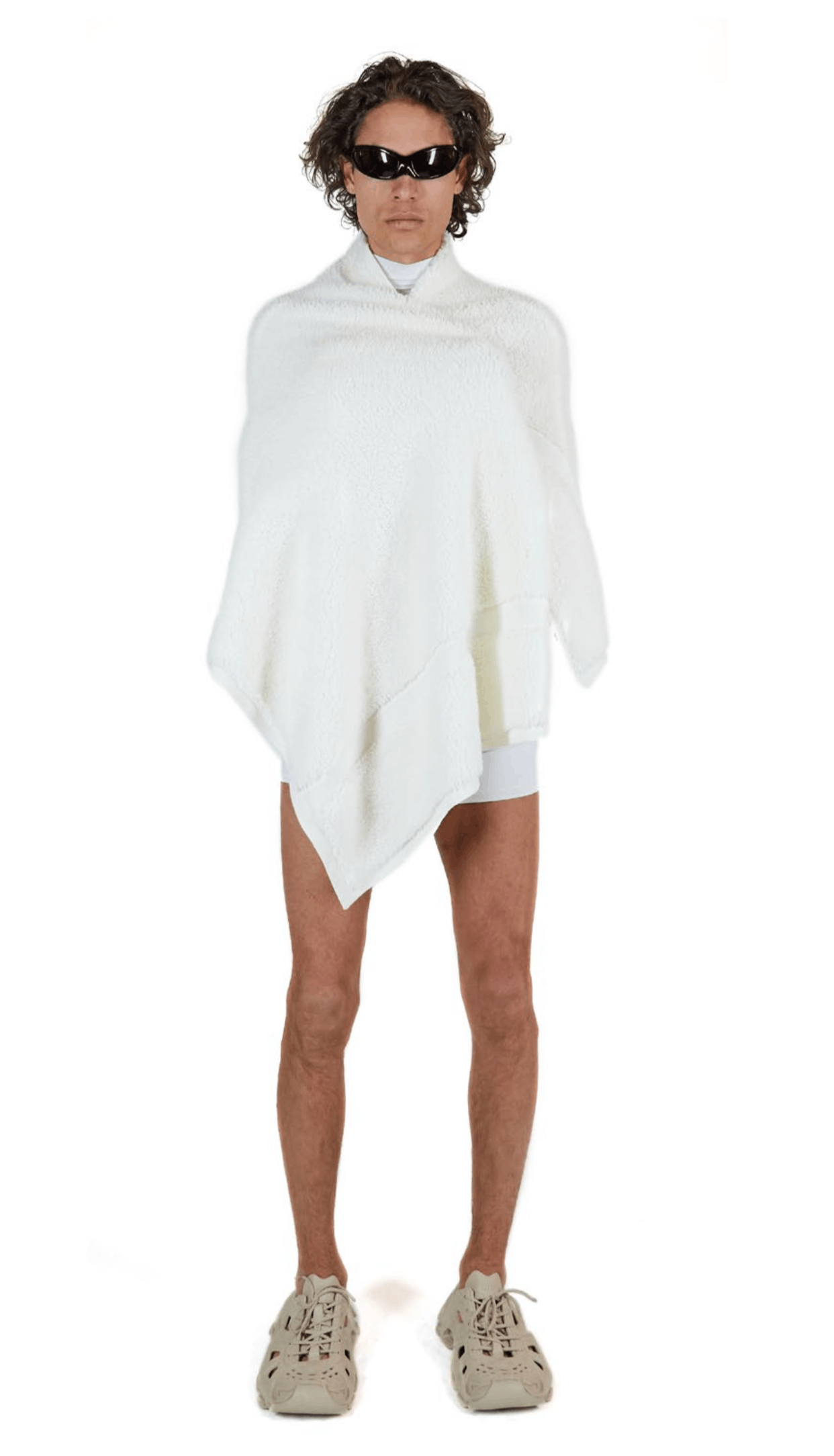 Balenciaga New Winter 22 Wool Towel Shawl Size ONE SIZE - 1 Thumbnail