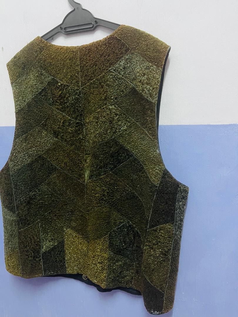 Japanese Brand Vintage Reversible Malubel Sydney Lamb Leather Patchwork Size US L / EU 52-54 / 3 - 18 Thumbnail