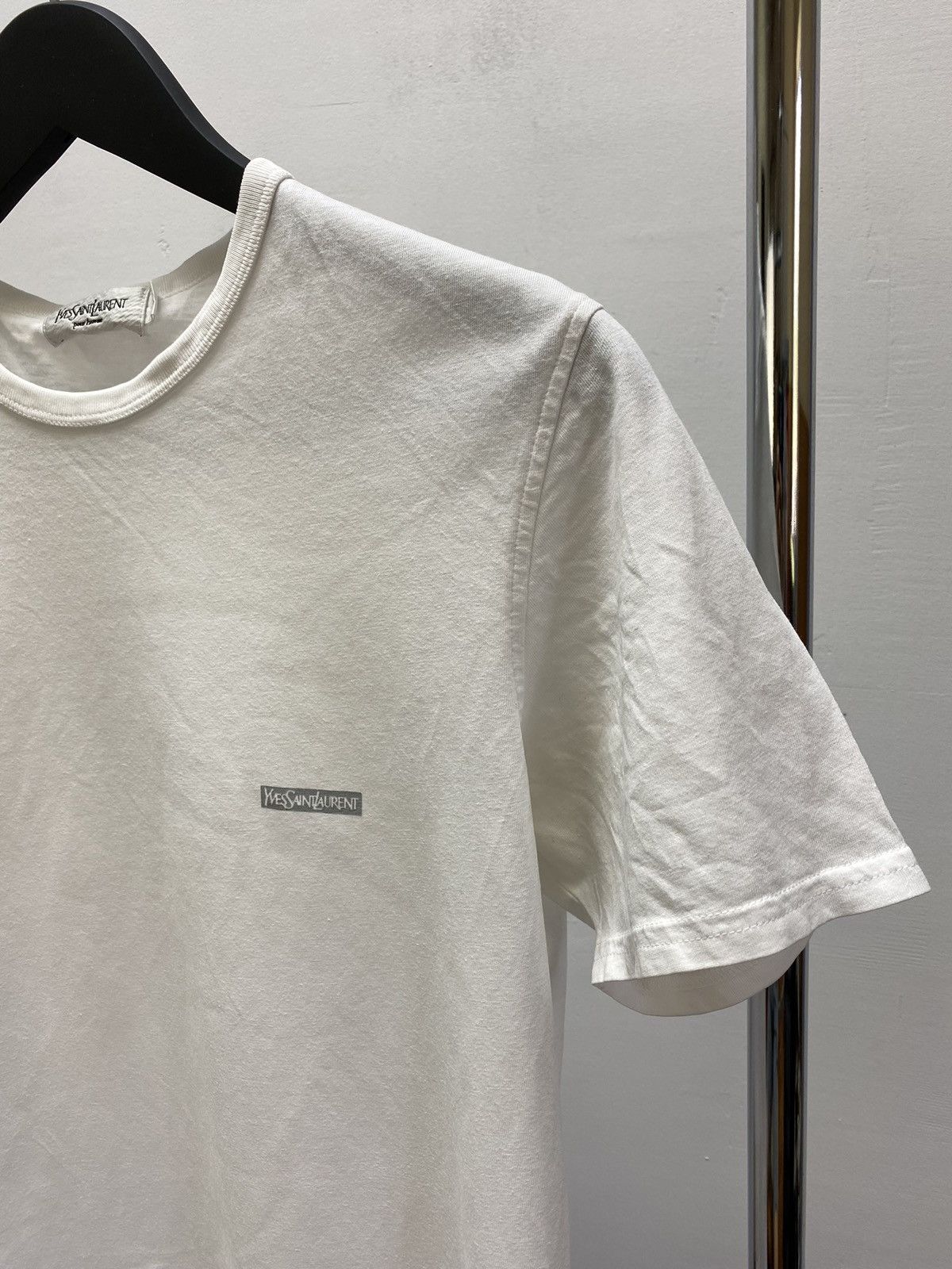 Yves Saint Laurent Yves Saint Laurent Small Logo T-shirt YSL White Men’s S Size US S / EU 44-46 / 1 - 8 Thumbnail