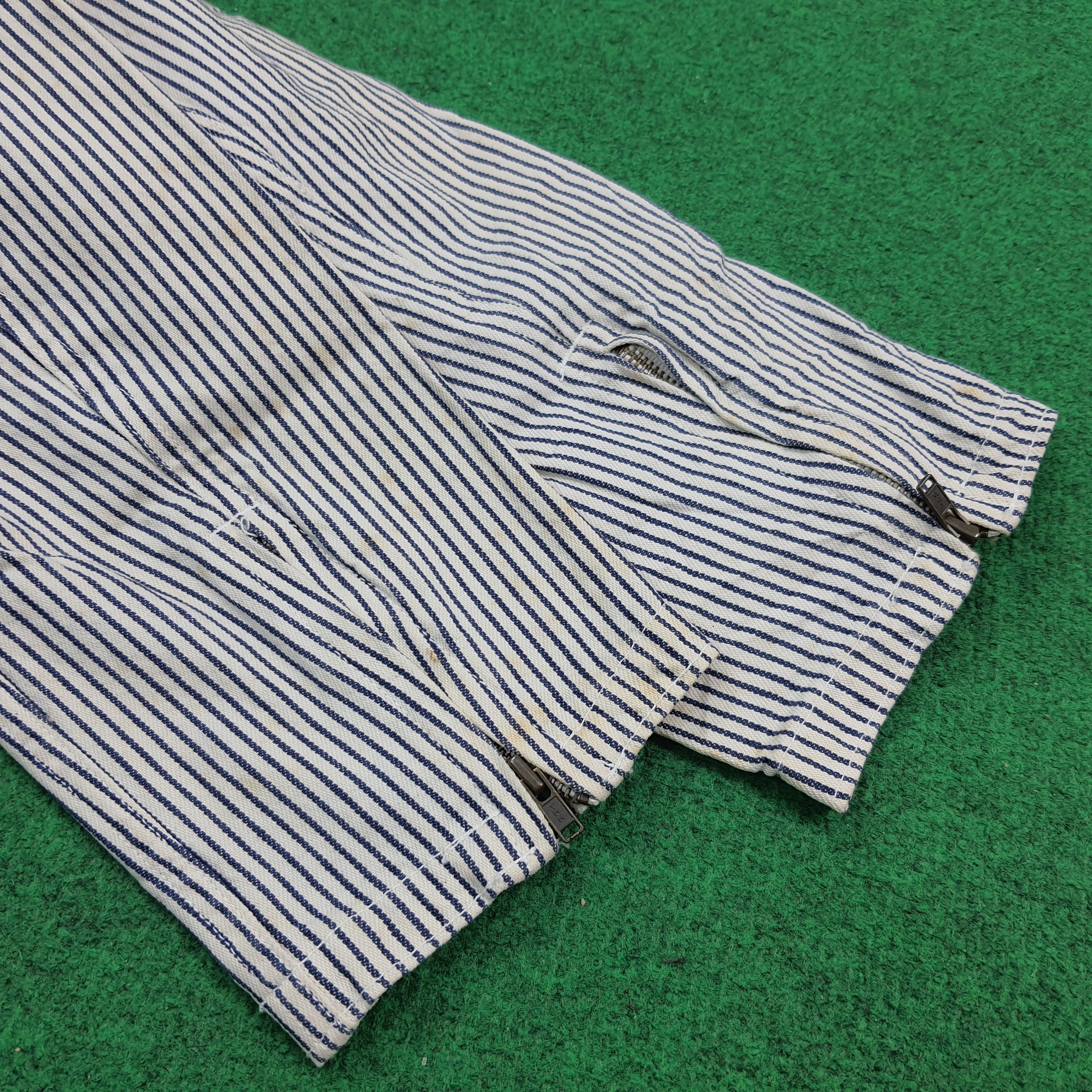 Japanese Brand Vintage PAPAS Stripe Custom Hysteric Coverall C302N19 Size US M / EU 48-50 / 2 - 9 Thumbnail