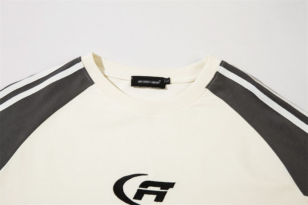 Japanese Brand × Vintage Japanese retro letter embroidery matching T-shirt loose Size US L / EU 52-54 / 3 - 3 Thumbnail