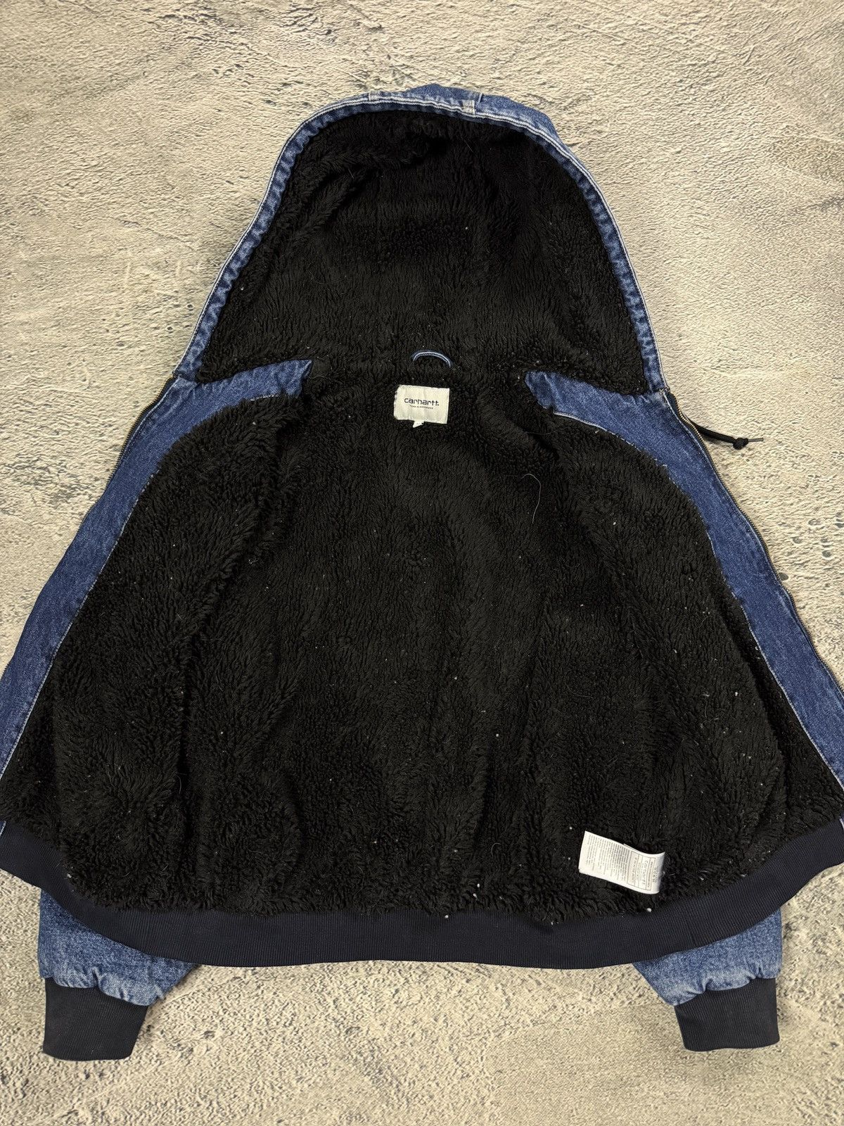Carhartt Carhartt Active Jacket Denim vintage blue sherpa Size US M / EU 48-50 / 2 - 7 Thumbnail