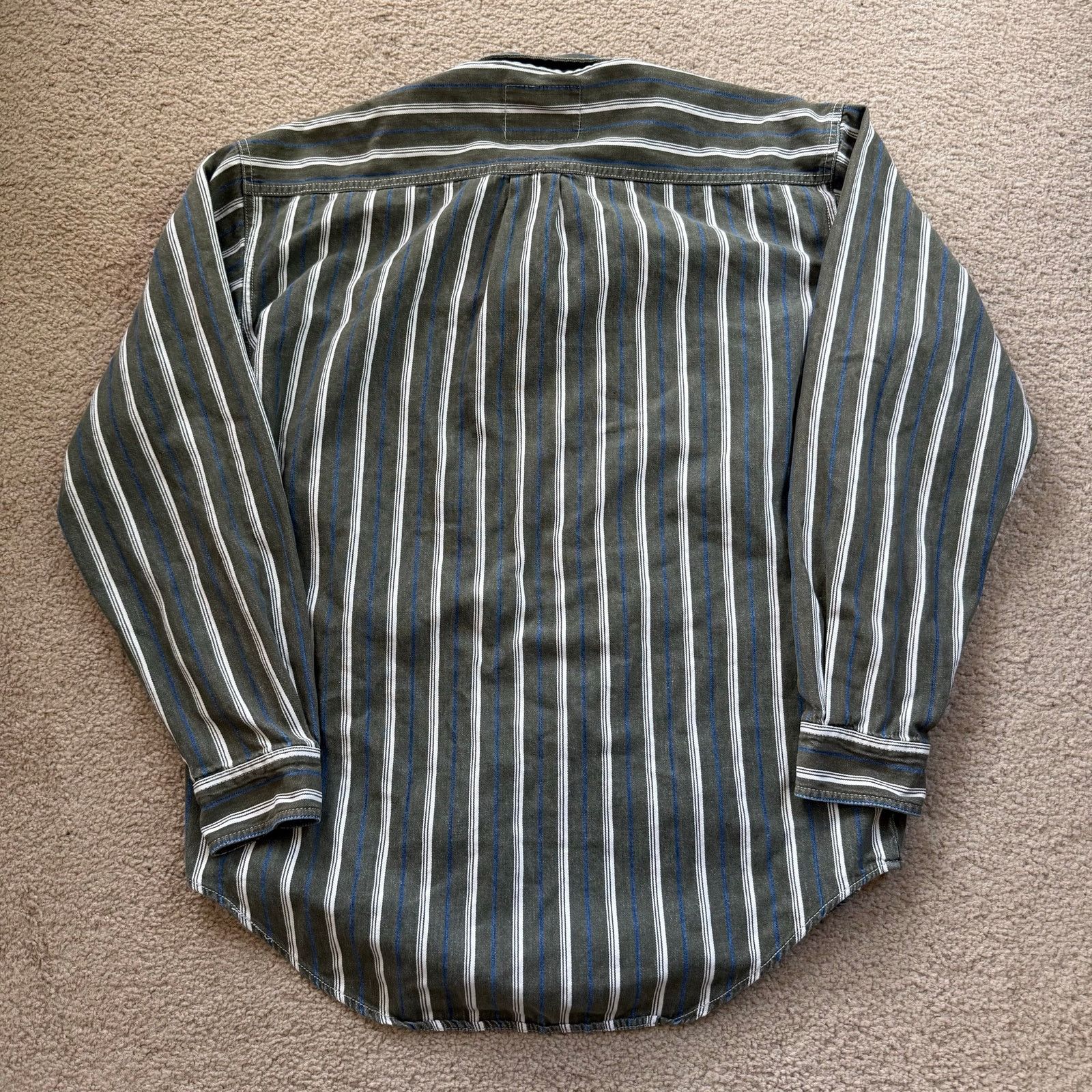 Levi's vtg Levi’s Vertical Striped Cotton Longsleeve Button Up Sz M Size US M / EU 48-50 / 2 - 4 Thumbnail