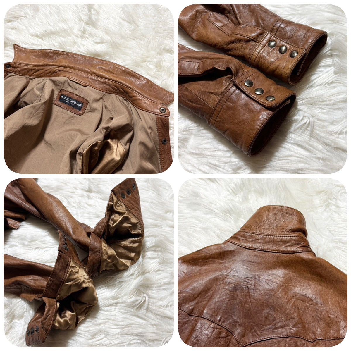 Dolce & Gabbana Dolce & Gabbana Western Leather Shirt Jacket 44 Size US S / EU 44-46 / 1 - 17 Thumbnail