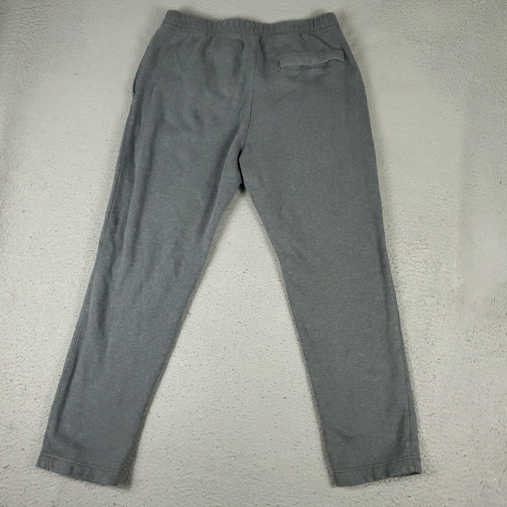 Nike Nike Pants Mens Large Gray Swoosh Running Track Sweatpants Jogger Casual Activewear Tapered Pockets & Comfort Size US 33 - 7 Thumbnail