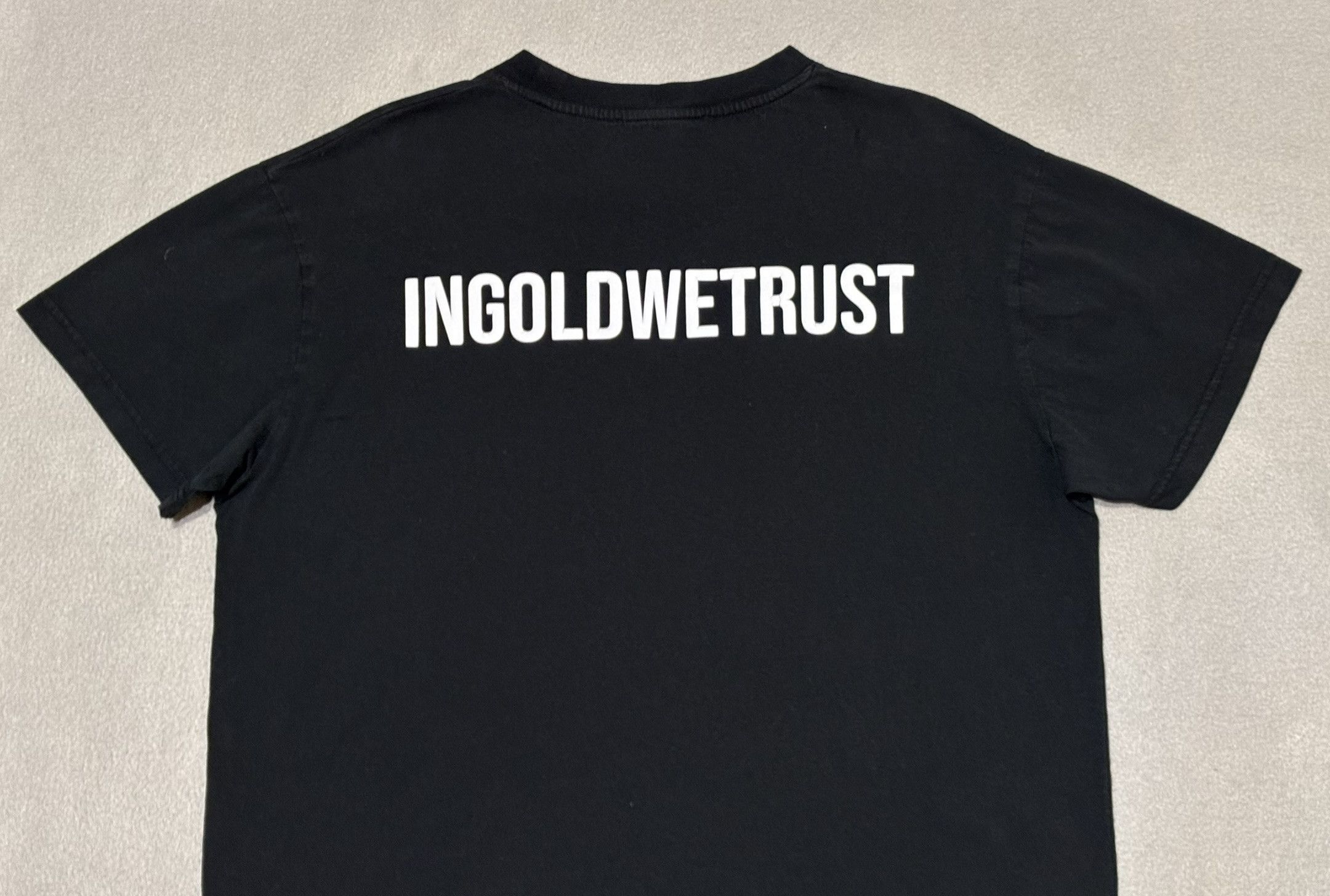 IN GOLD WE TRUST PARIS In Gold We Trust Black T-Shirt size M Size US M / EU 48-50 / 2 - 11 Thumbnail