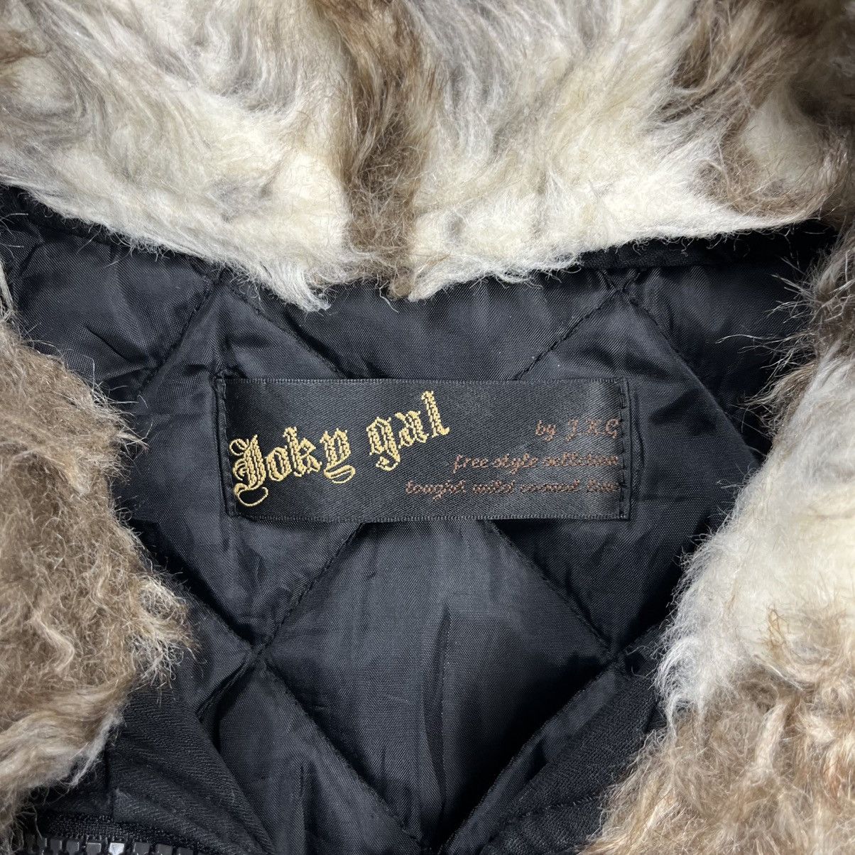 14th Addiction 2000s Joky Gal - Vkei Style Trim Fur Collar Jacket Size US M / EU 48-50 / 2 - 7 Thumbnail