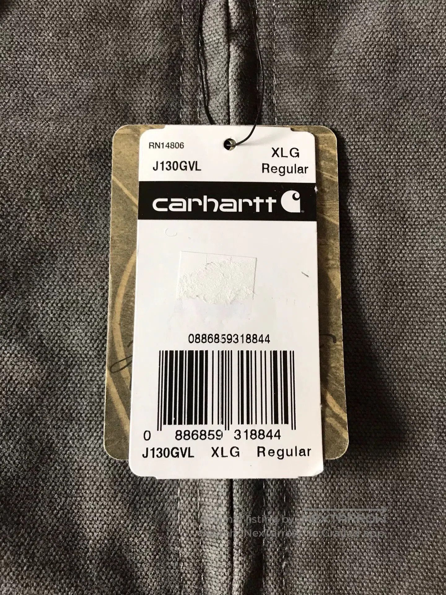 Carhartt Carhartt J130 GVL Washed Canvas Jacket. Size US XL / EU 56 / 4 - 8 Thumbnail