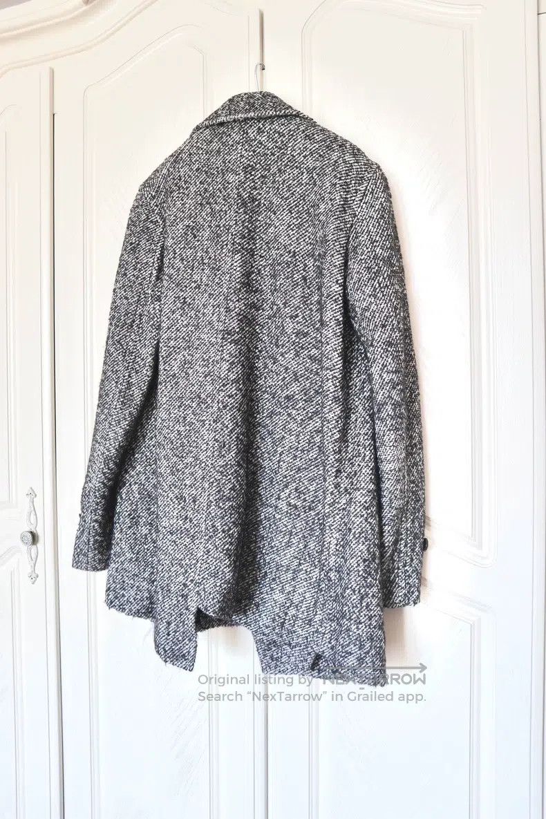 Comme des Garcons Comme Des Garcons Gray snowflake knit diagonal cut coat Size US S / EU 44-46 / 1 - 2 Thumbnail