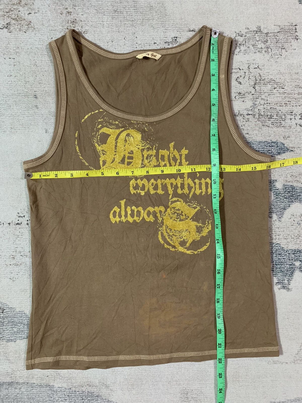 If Six Was Nine × Japanese Brand × Le Grande Bleu (L.G.B.) 2000s Undefined Japanese Glitter Tank Top Punk Style Size US L / EU 52-54 / 3 - 6 Thumbnail