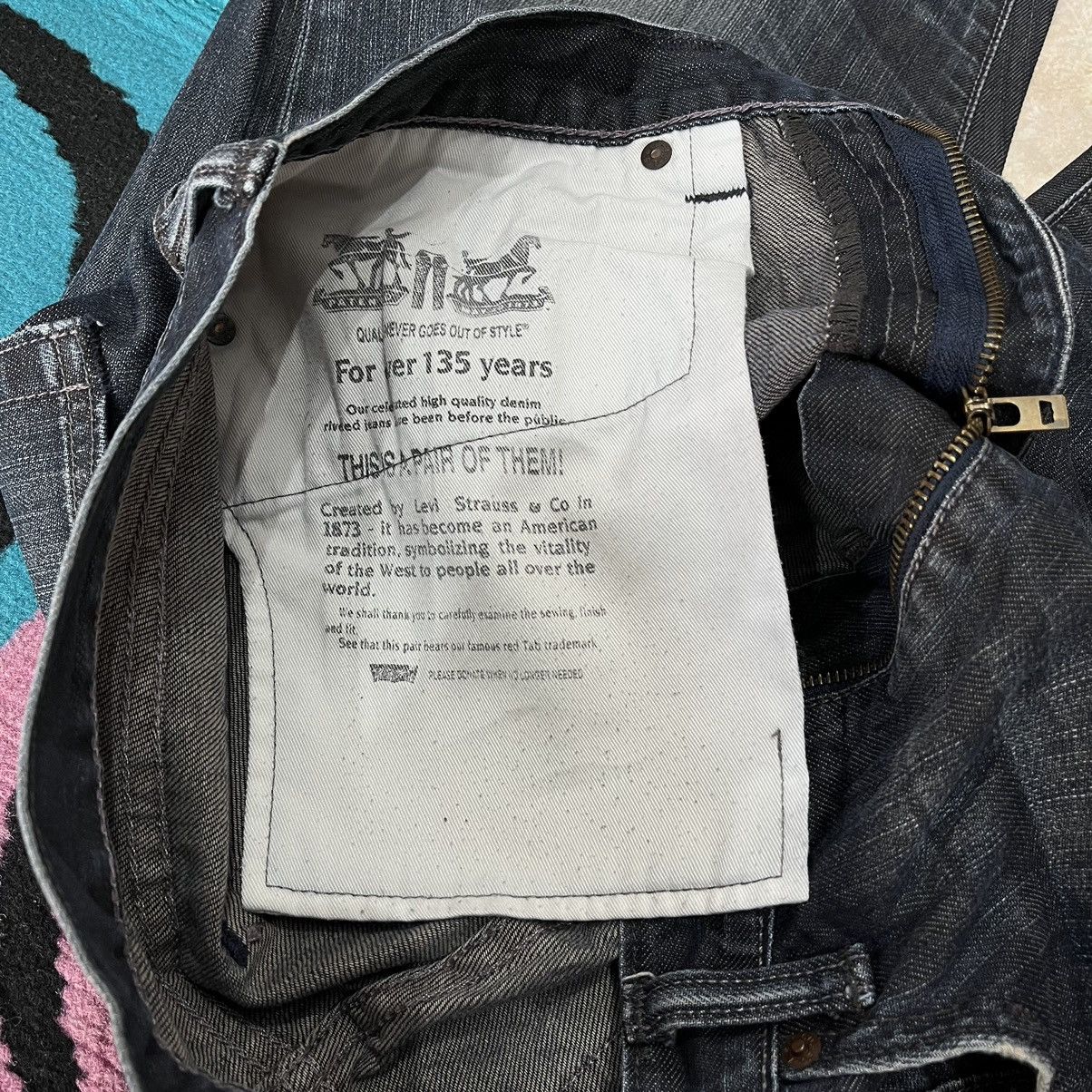 Le Grande Bleu (L.G.B.) × Levi's × Vintage Vintage Levi's 511 Indigo Denim Size US 32 / EU 48 - 4 Thumbnail
