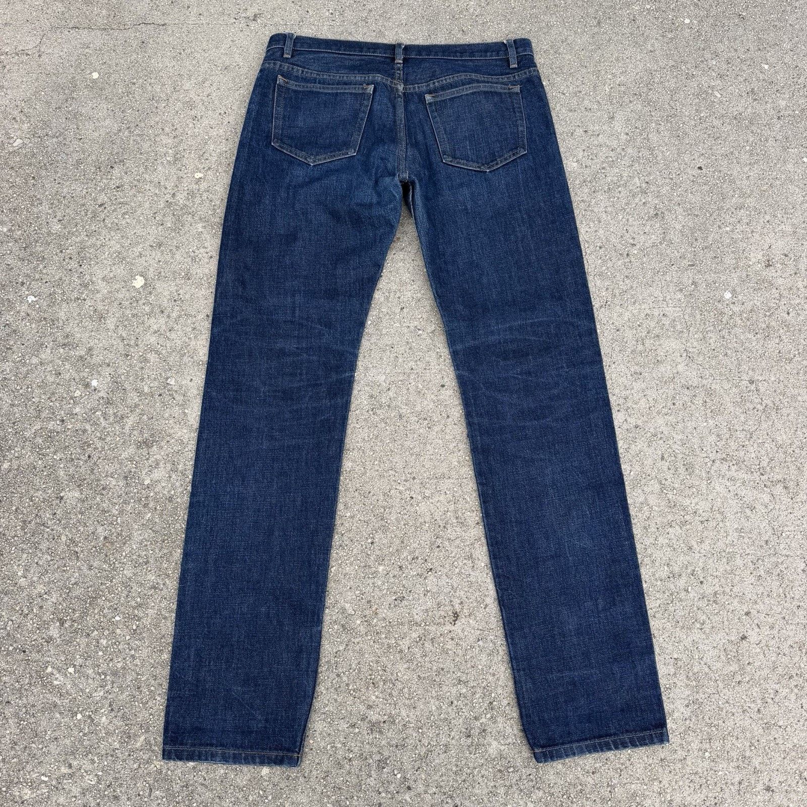 A.P.C. APC Petite Standard Dark Wash Selvedge Denim Jeans Sz 33 Size US 33 - 4 Thumbnail