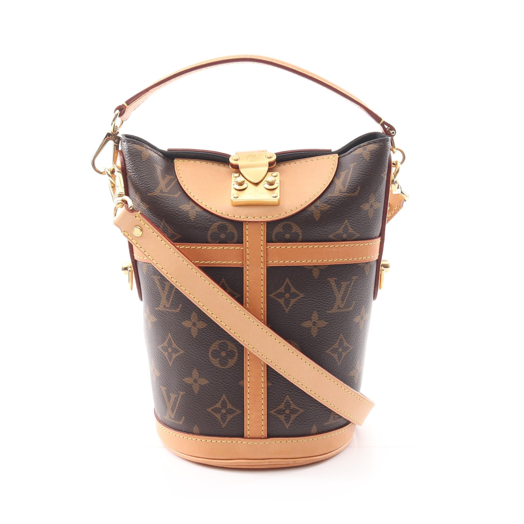 Louis Vuitton Louis Vuitton Duffel Bag Monogram Handbag Leather Brown Size ONE SIZE - 1 Thumbnail