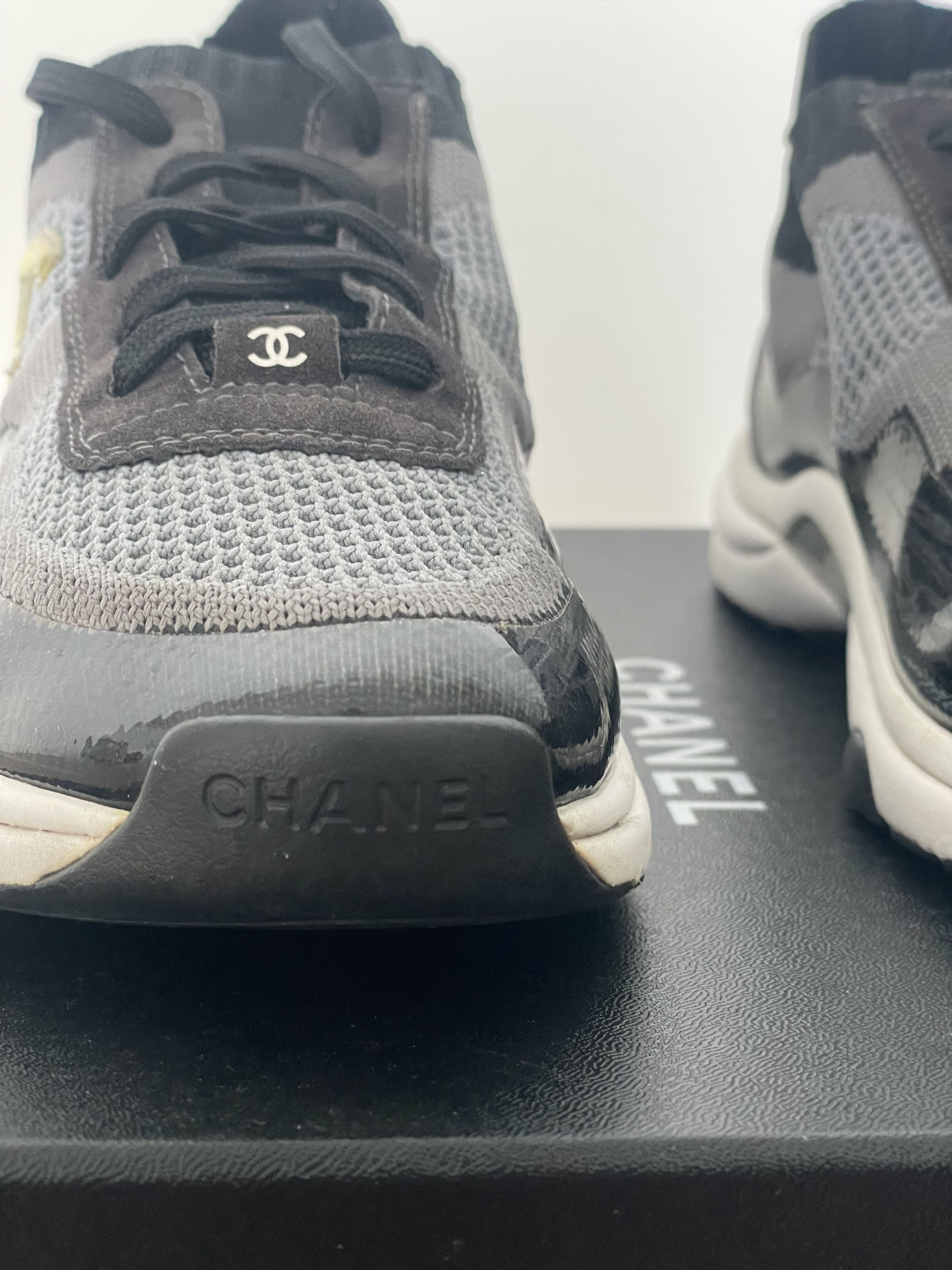 Chanel Chanel CC Tweed Sneakers Size US 8 / EU 41 - 4 Thumbnail