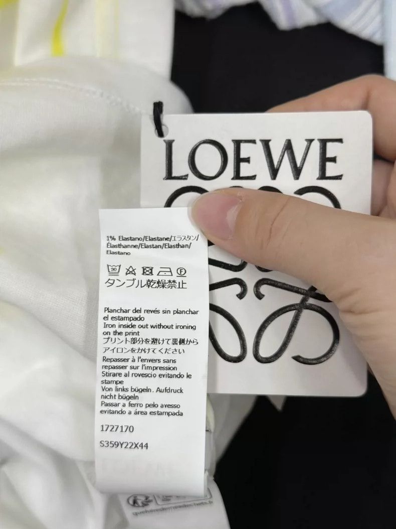 Loewe LOEWE White turtleneck T-shirt for ladies Size XS / US 0-2 / IT 36-38 - 7 Thumbnail