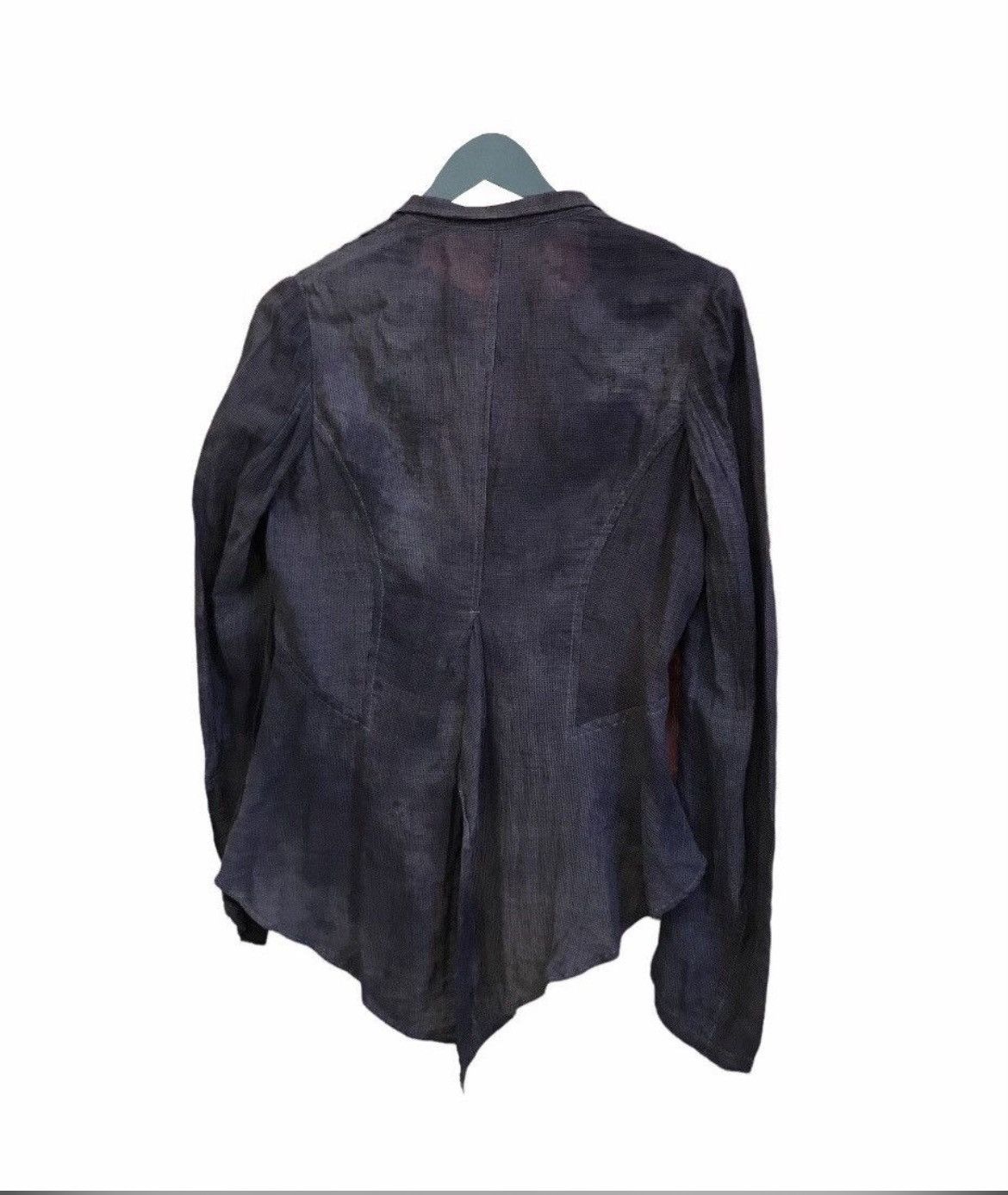 Yohji Yamamoto Yohji Yamamoto + Noir Symmetrical Plaid Blazer Jacket Size S / US 4 / IT 40 - 11 Thumbnail