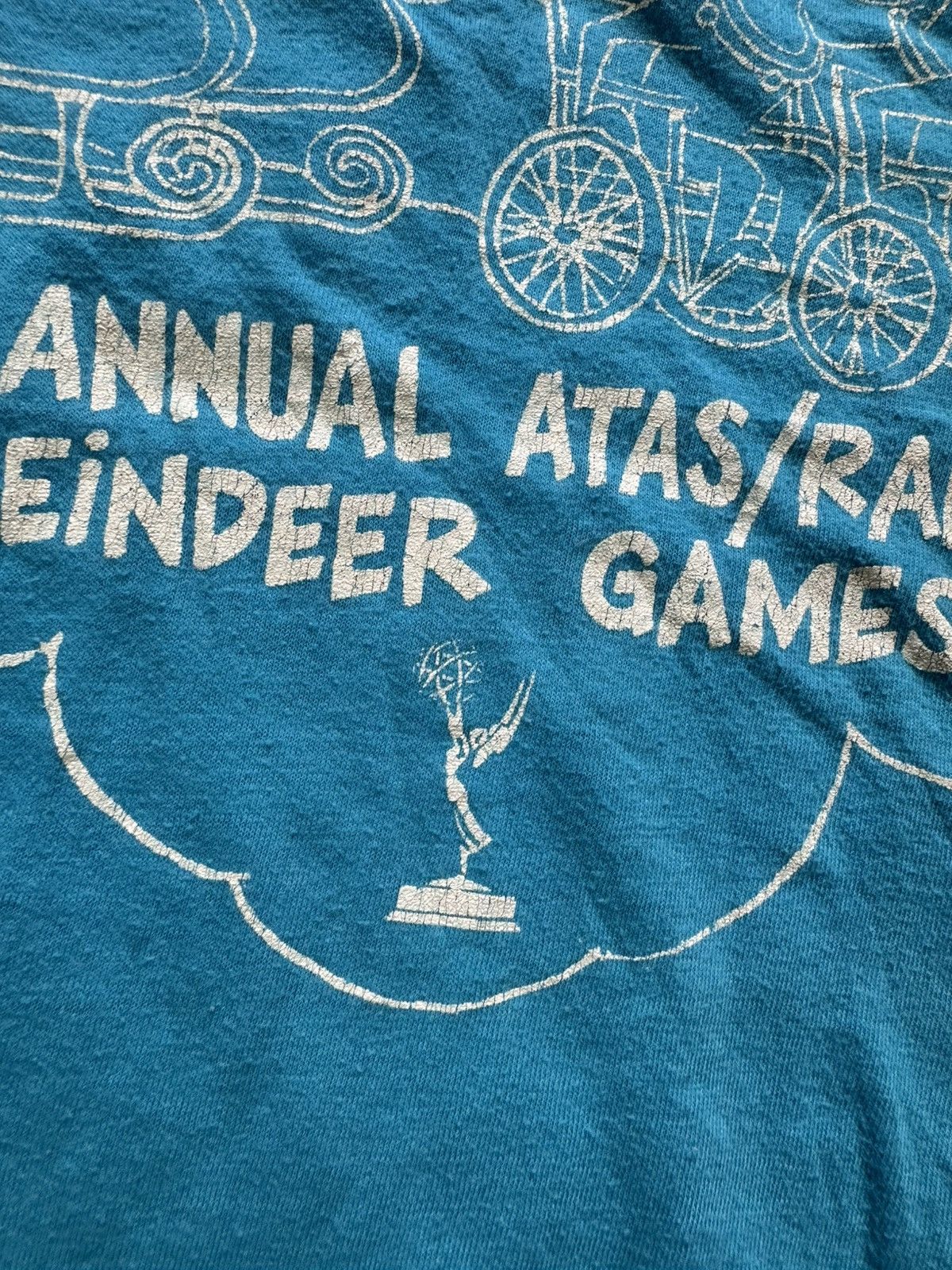 Other Parody Handicapped Wheelchair Reindeer Vintage T-Shirt Size US M / EU 48-50 / 2 - 24 Thumbnail