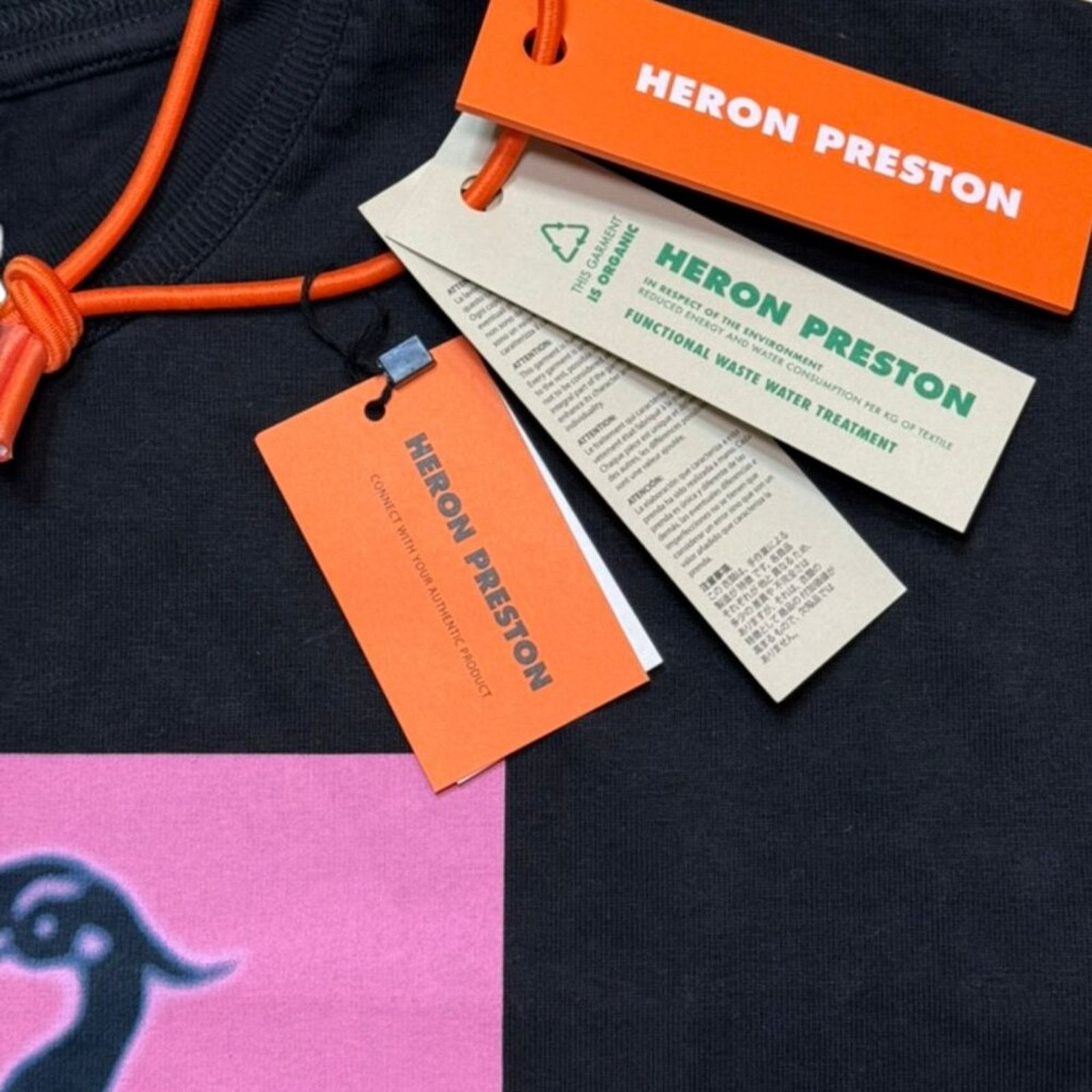 Heron Preston Heron Preston Black Nightshift S/S T-Shirt - Medium Size US M / EU 48-50 / 2 - 5 Thumbnail